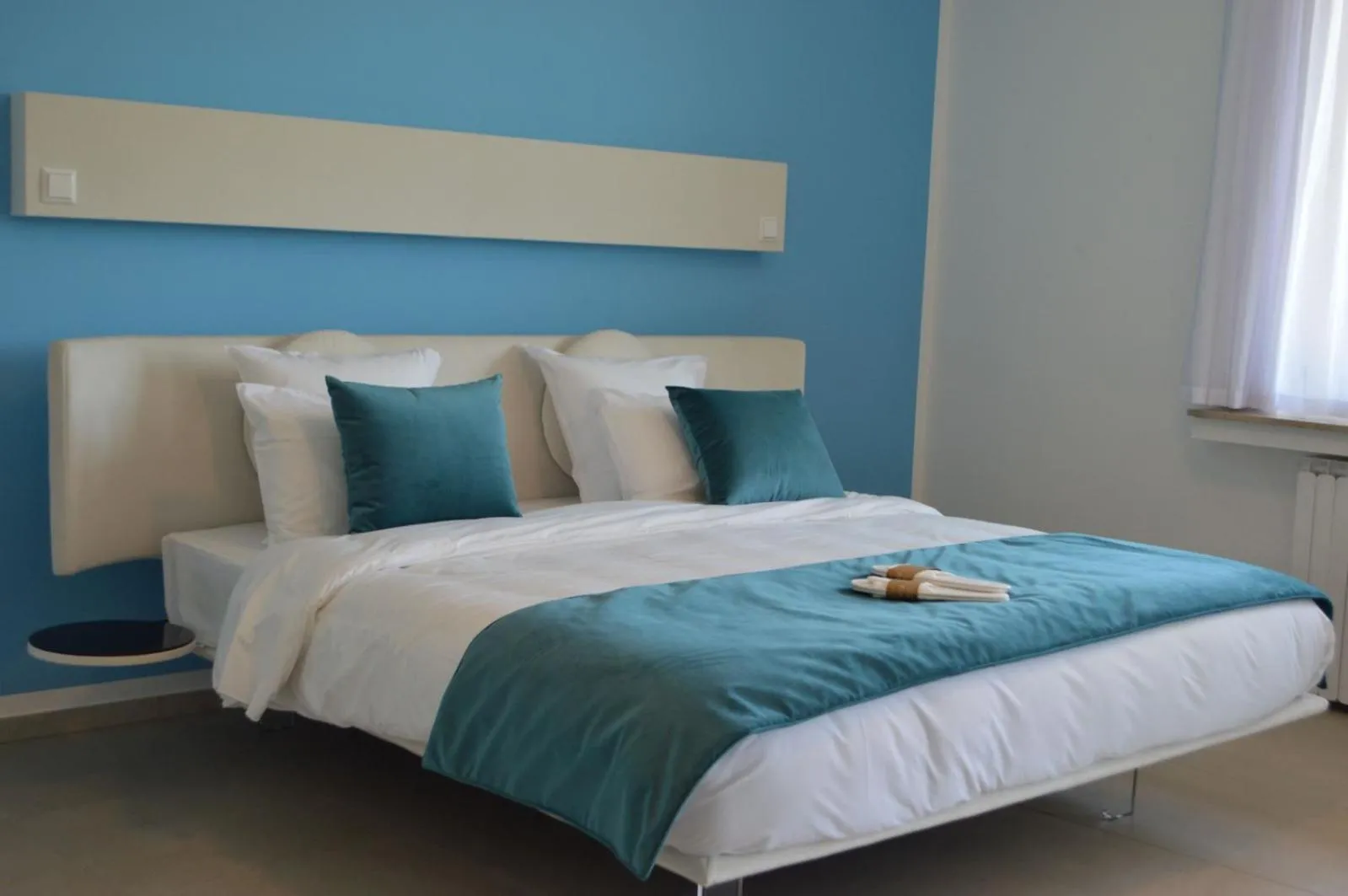 Bed in Hotel Ehnen La Moselle Luxembourg