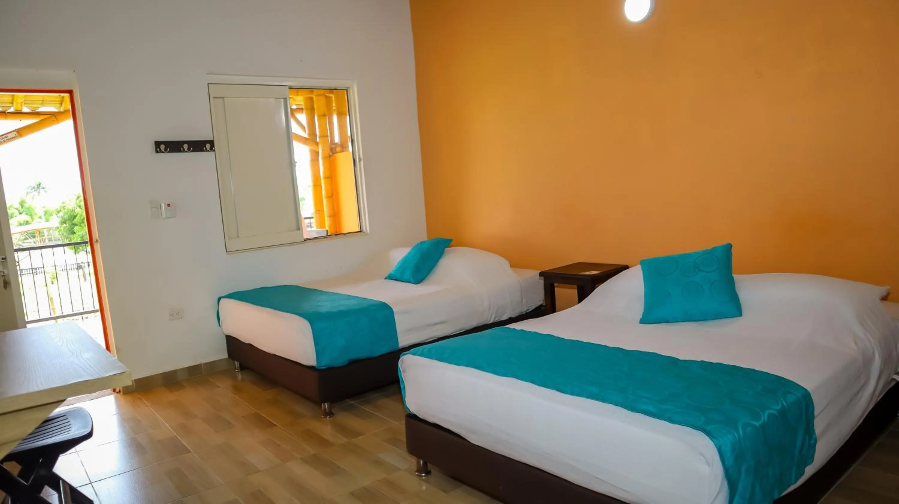 Bed in Hotel Parque de los Arrieros