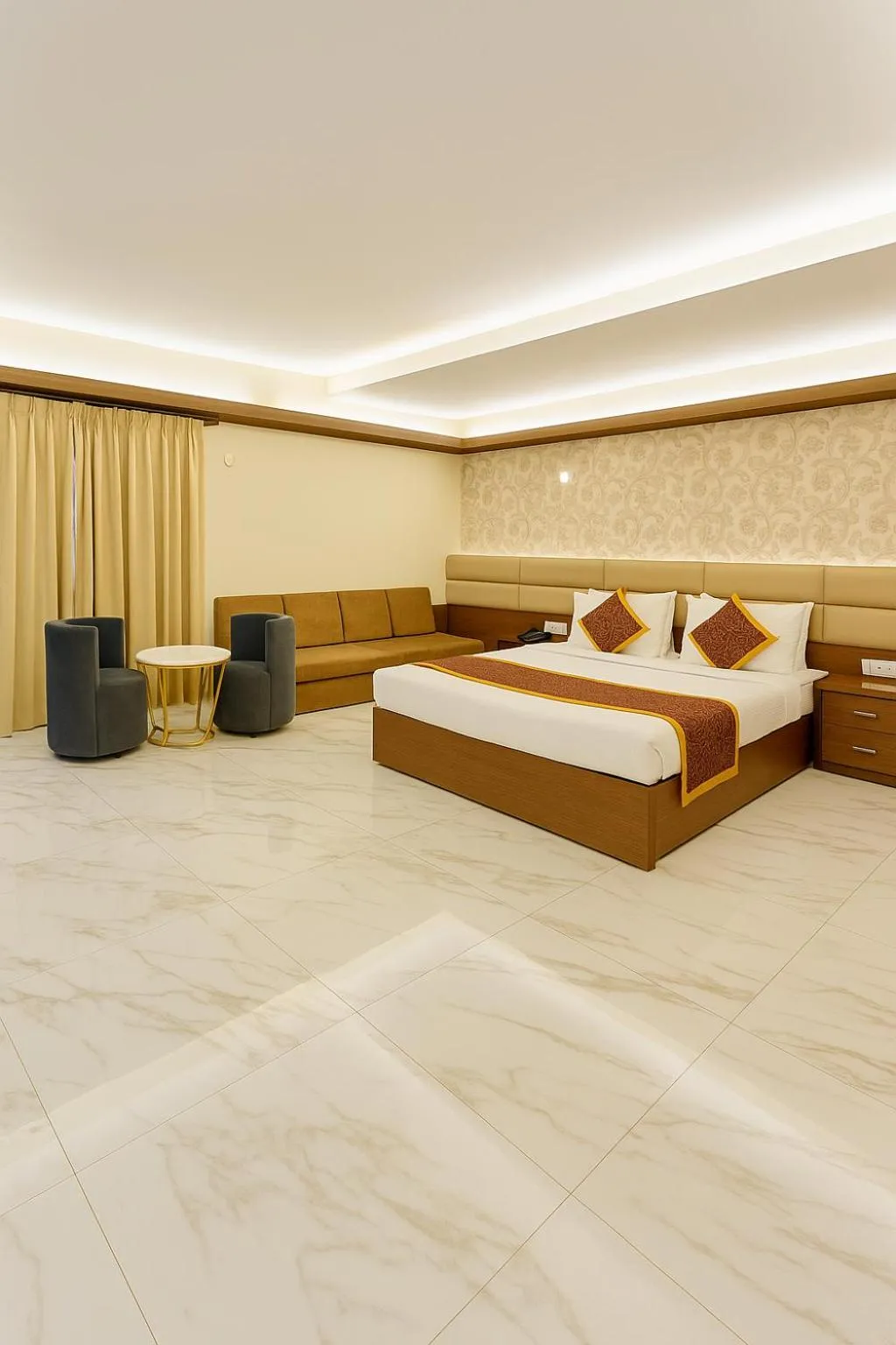 Bed in Hotel Solaris