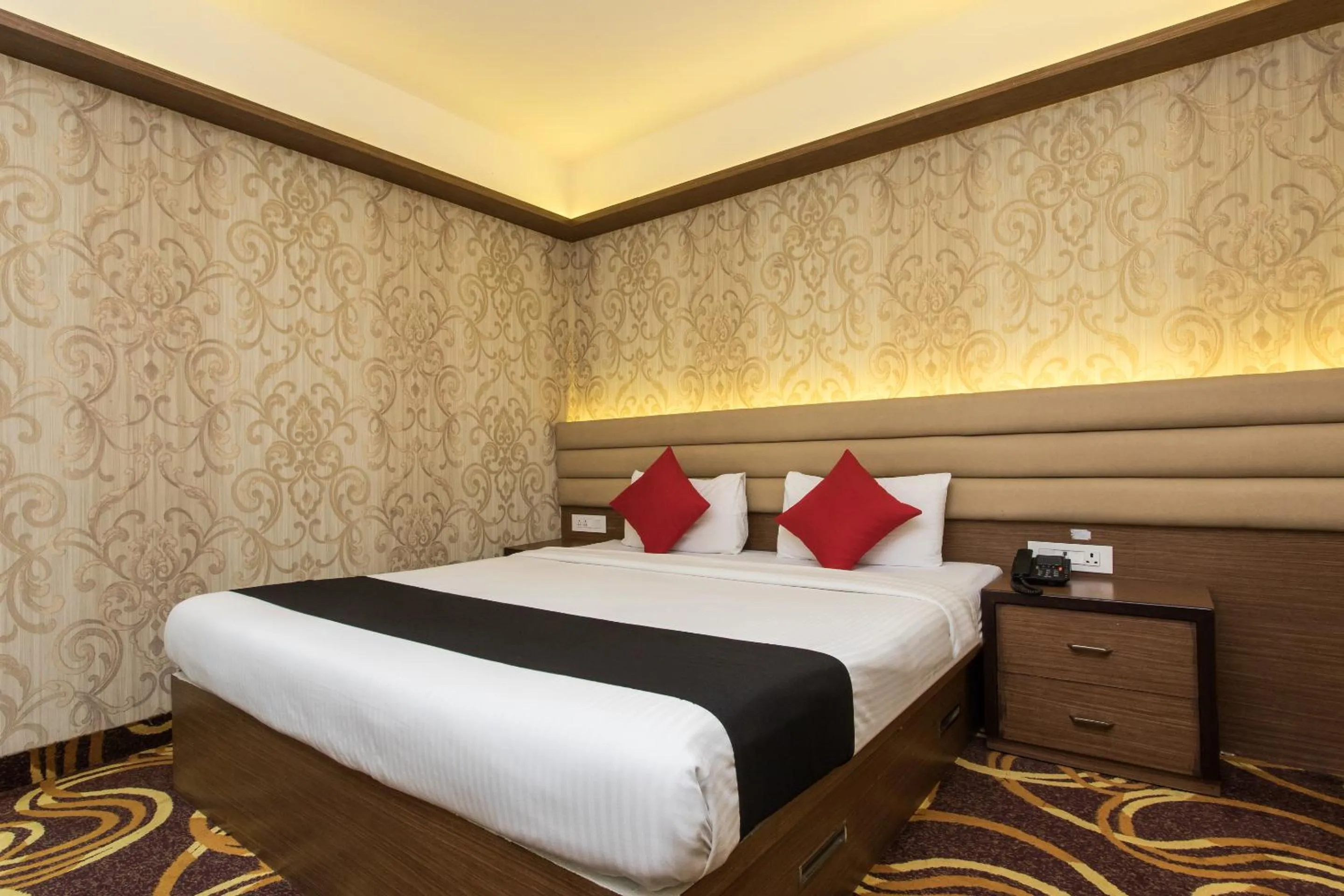 Bed in Hotel Solaris