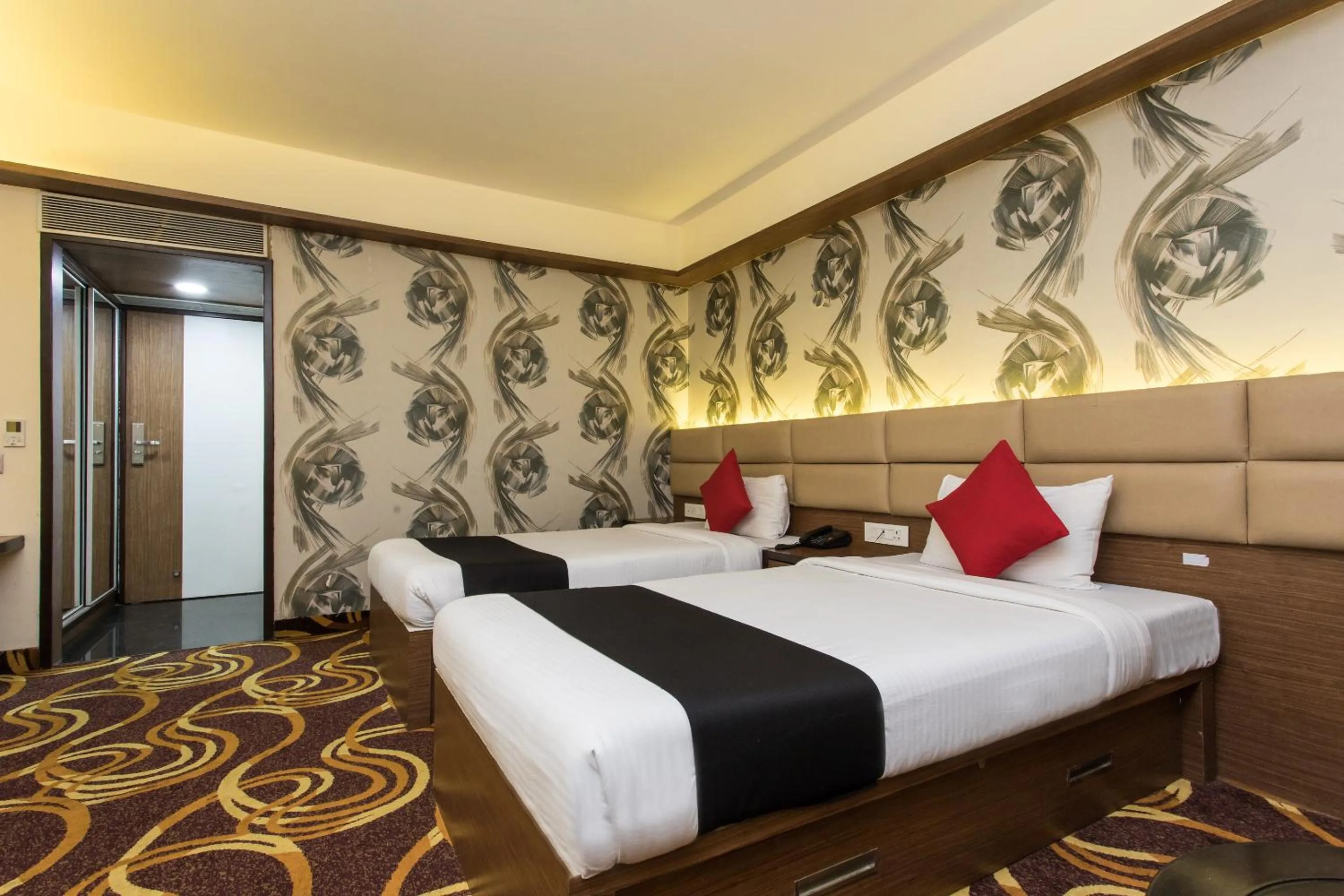 Bed in Hotel Solaris