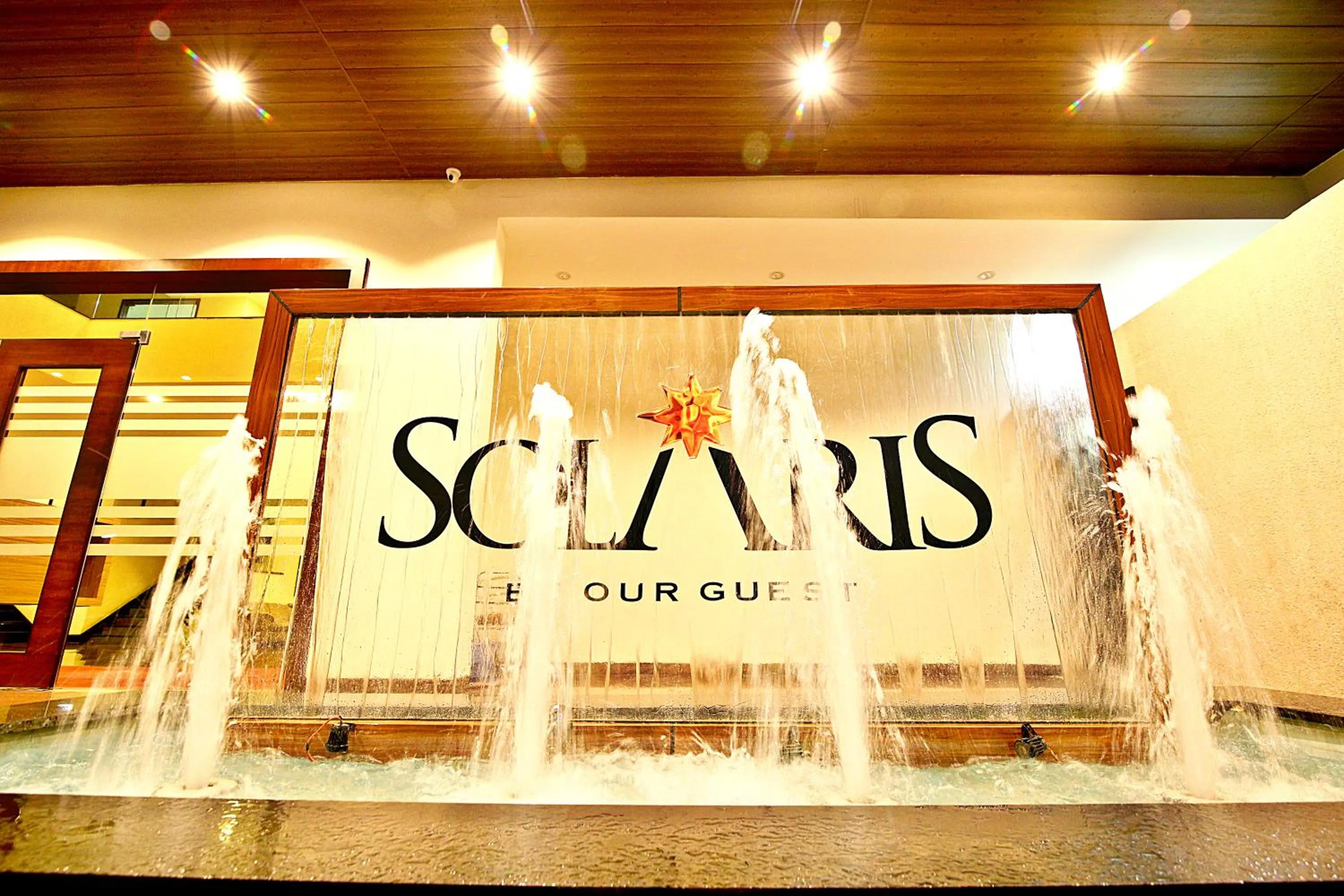 Property logo or sign in Hotel Solaris