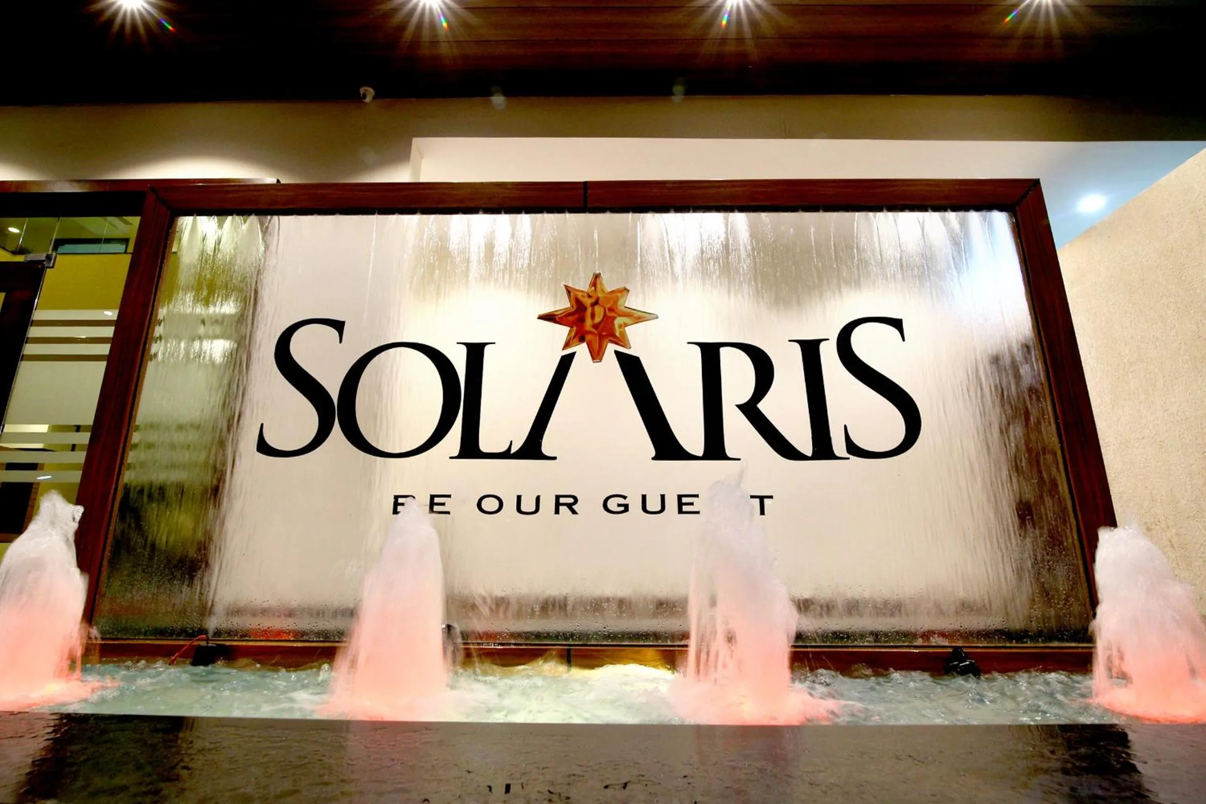 Property logo or sign in Hotel Solaris