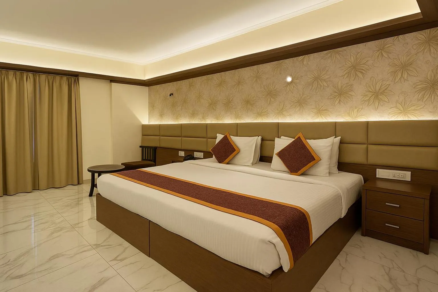 Bed in Hotel Solaris