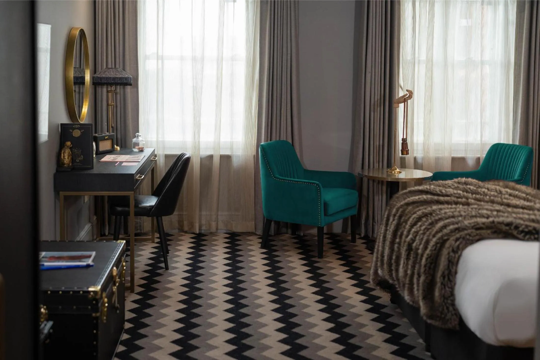 Seating area in Hotel Gotham Newcastle