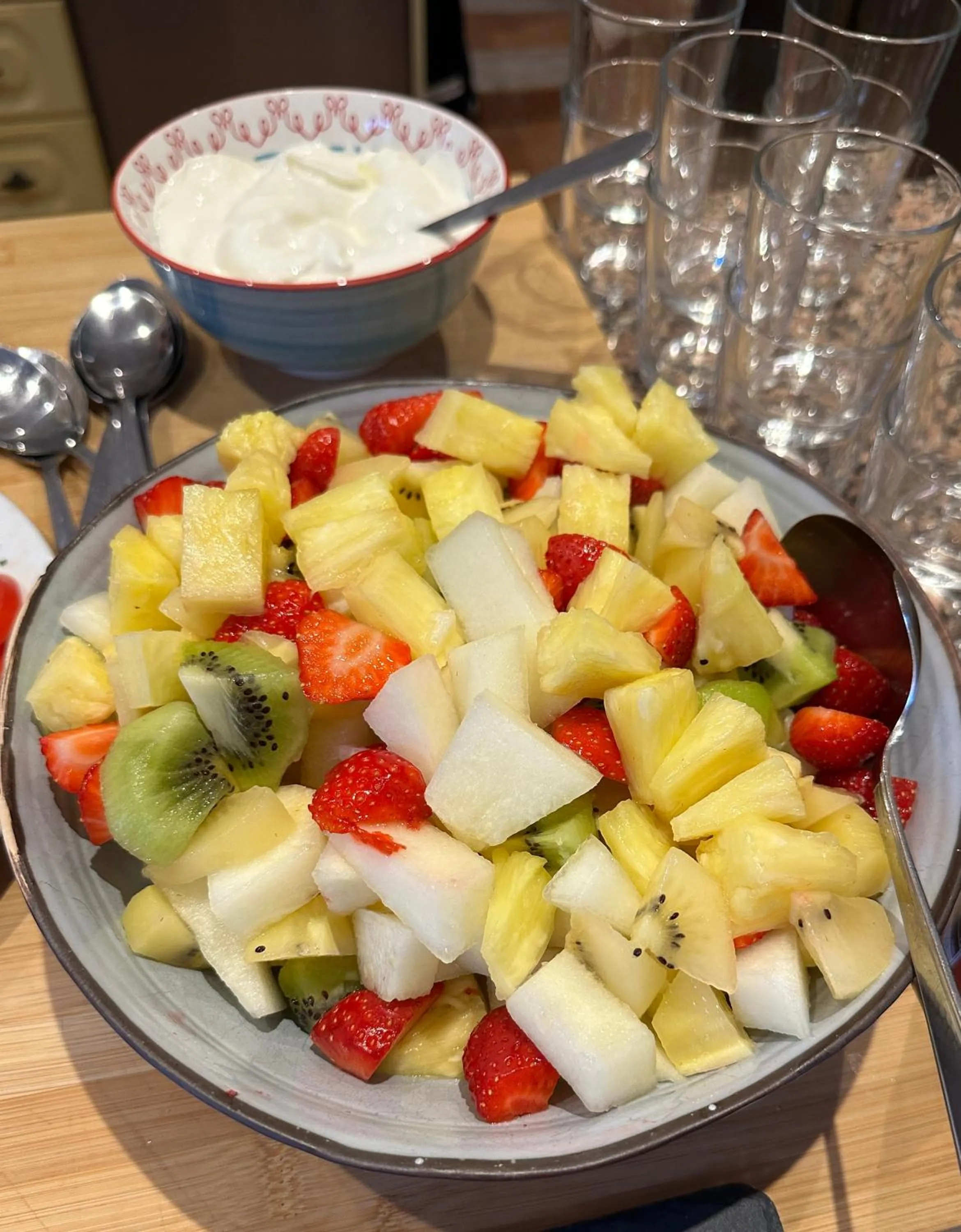 Continental breakfast in Casa del Patio