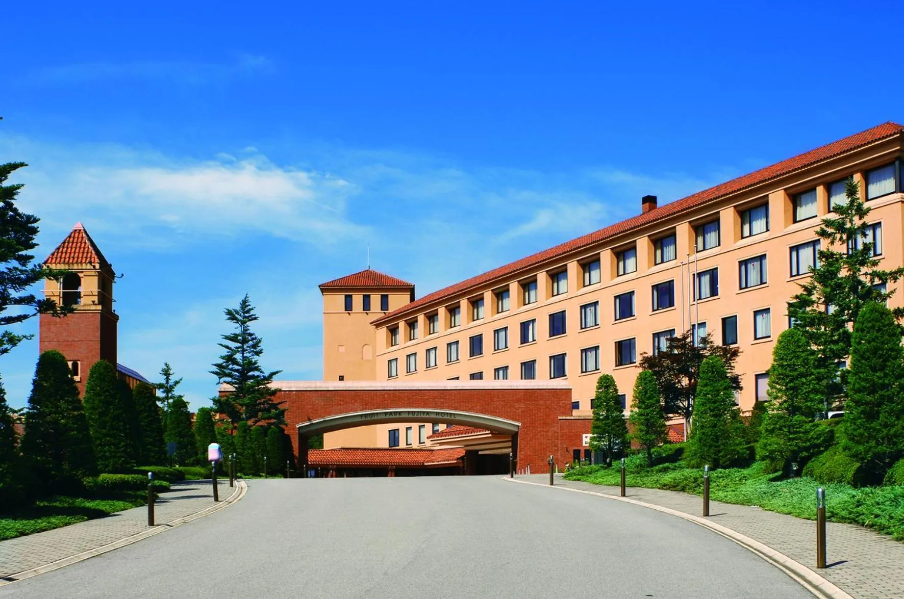 Facade/entrance in Fruit Park Fujiya Hotel