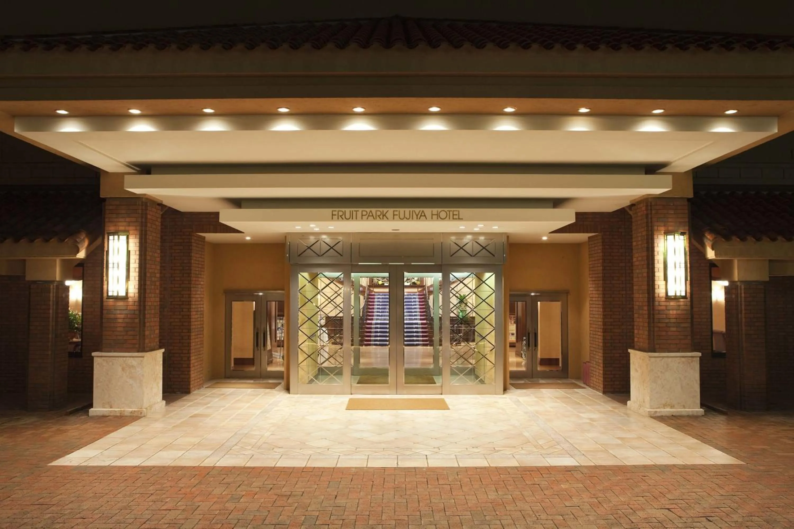 Facade/entrance in Fruit Park Fujiya Hotel