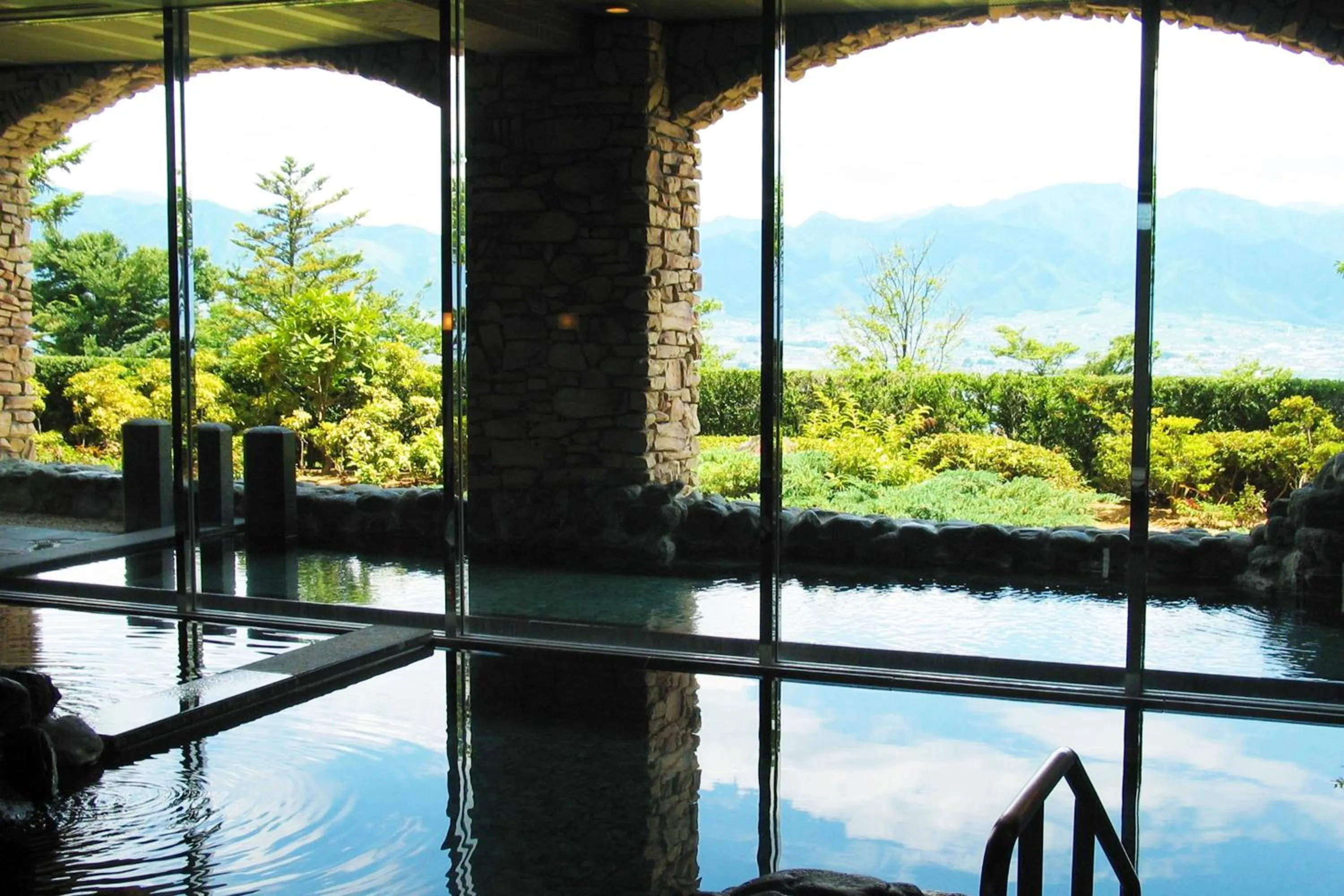 Hot Spring Bath in Fruit Park Fujiya Hotel