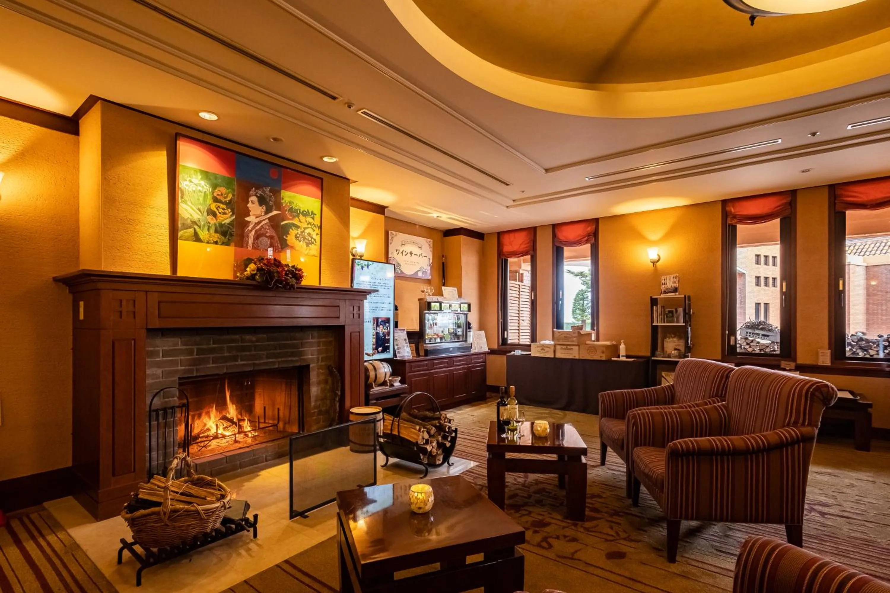 Lounge or bar in Fruit Park Fujiya Hotel