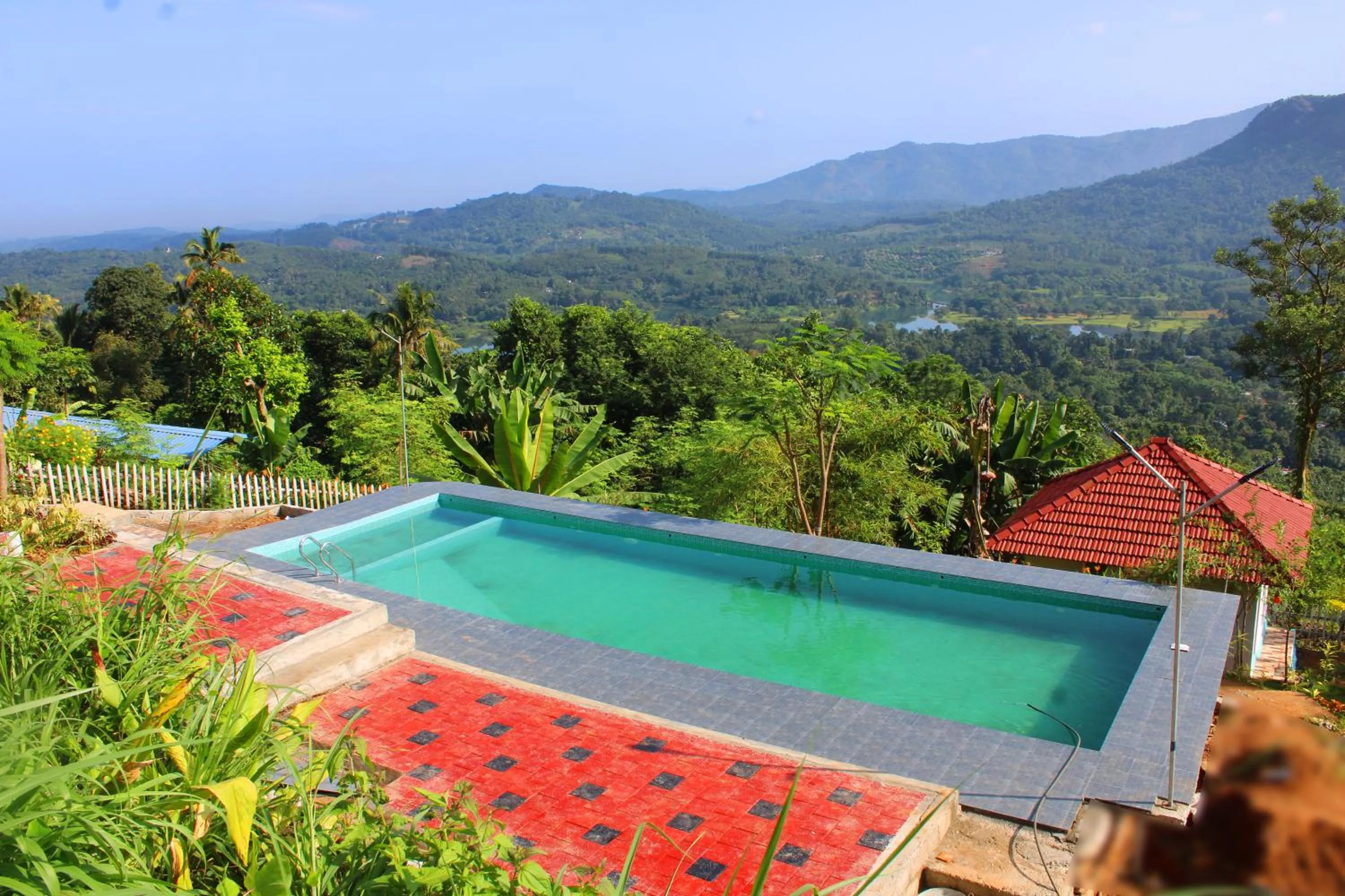 Swimming pool in Mist Farm House