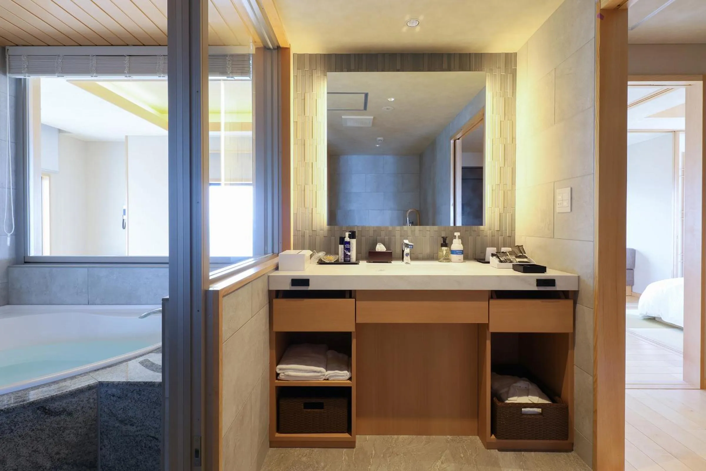 Bathroom in Hotel Meizanso