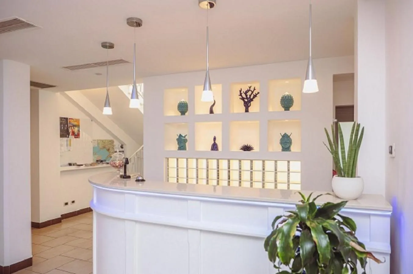 Lobby or reception in Hotel Leone