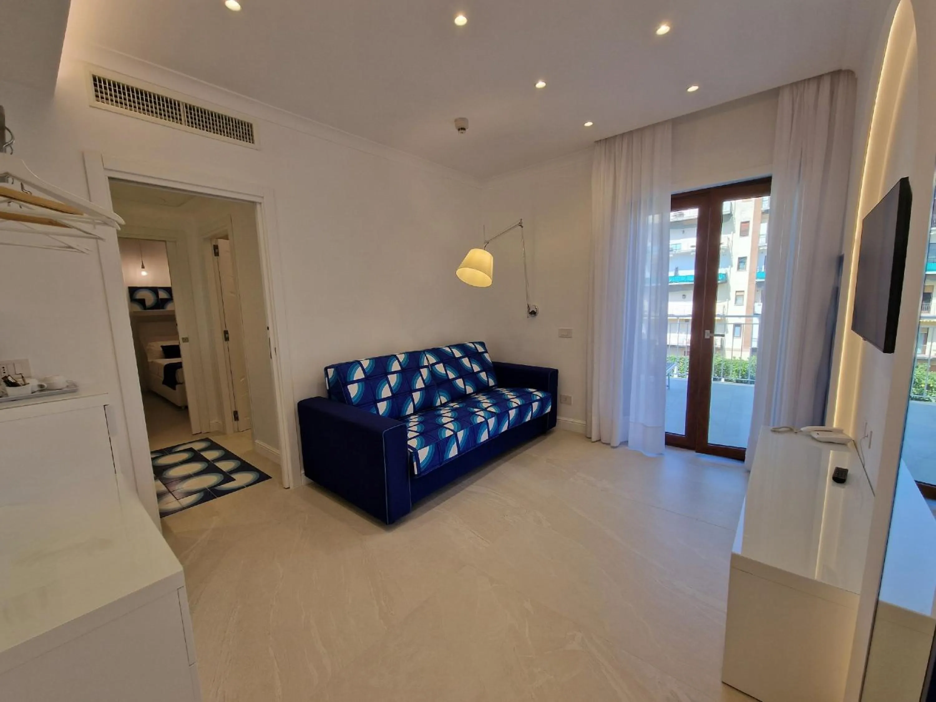 Decorative detail, Bed in Hotel Leone