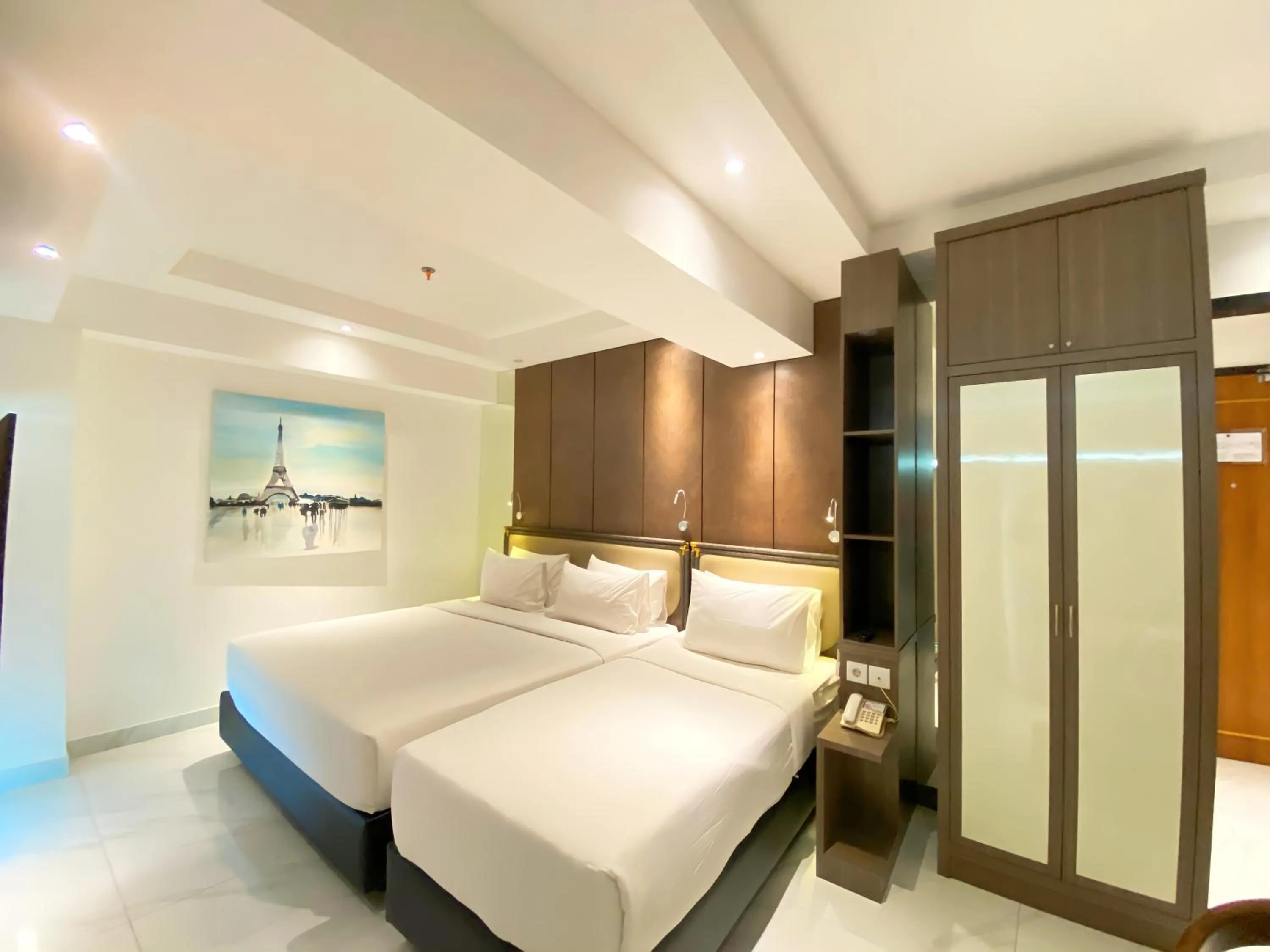 Bedroom, Bed in Shakti Hotel Bandung