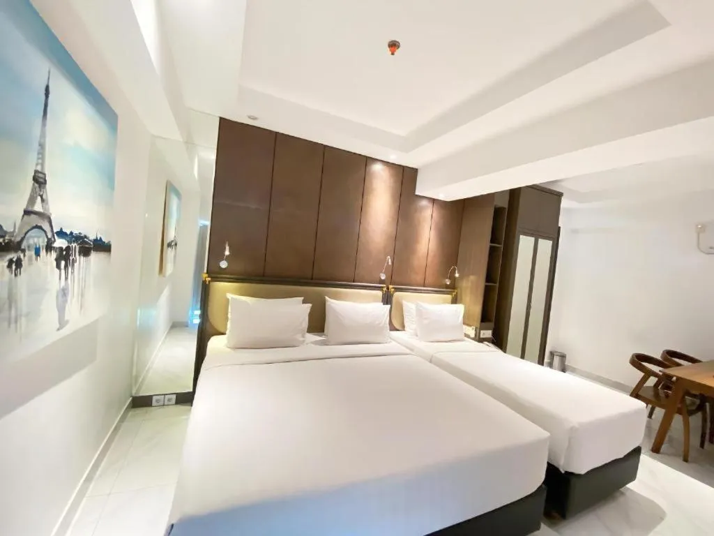Bedroom, Bed in Shakti Hotel Bandung