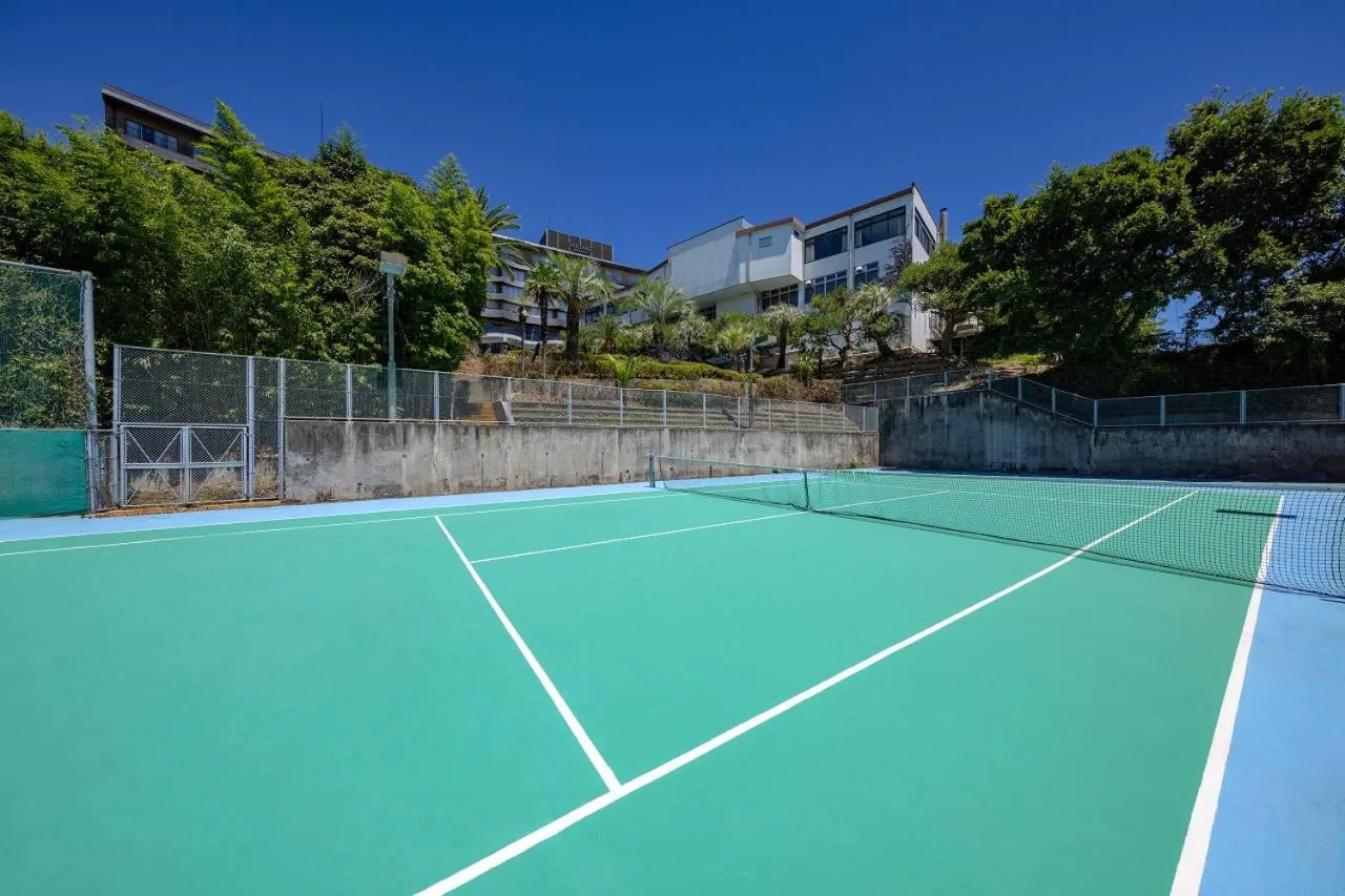 Tennis court in Higaki Hotel
