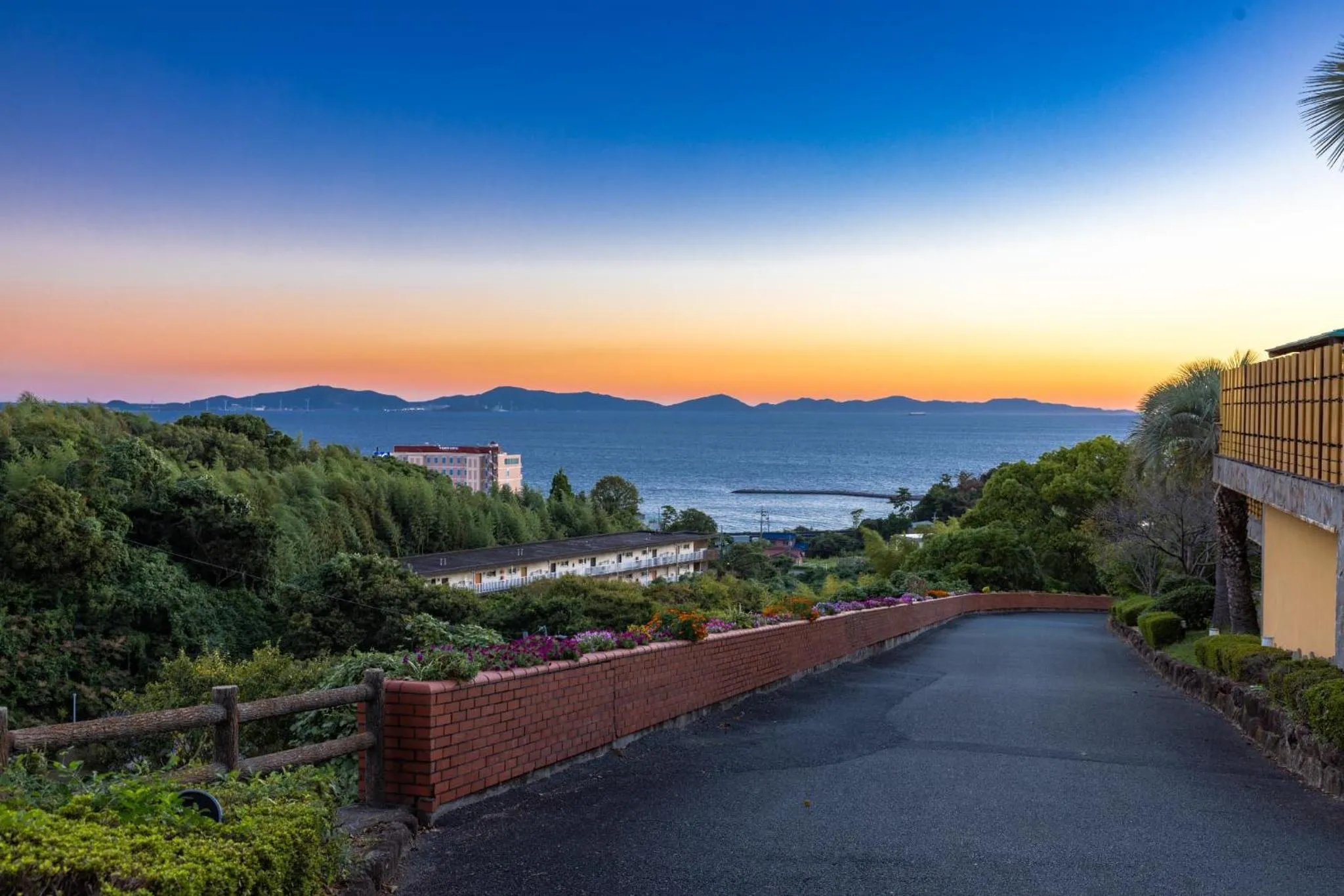 Sunset in Higaki Hotel