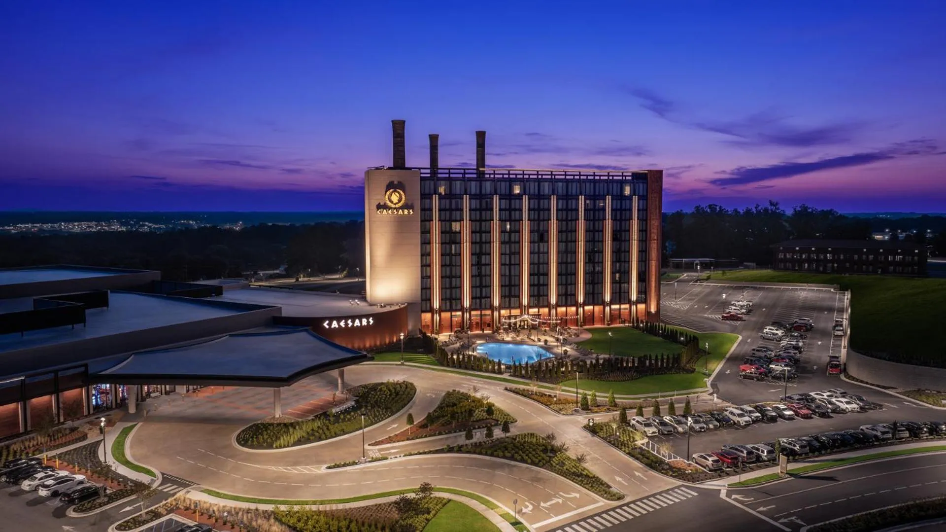 Property building in Caesars Virginia, A Caesars Destination