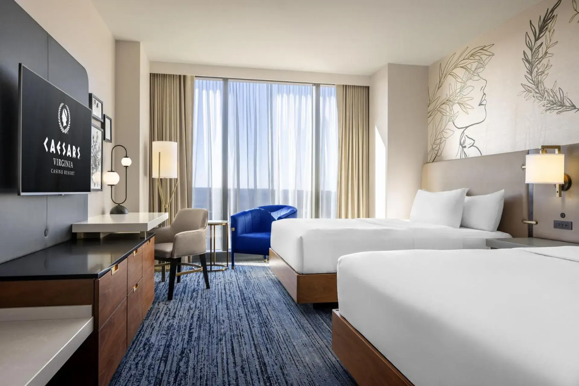 Photo of the whole room, Bed in Caesars Virginia, A Caesars Destination Photo of the whole room, Bed in Caesars Virginia, A Caesars Destination