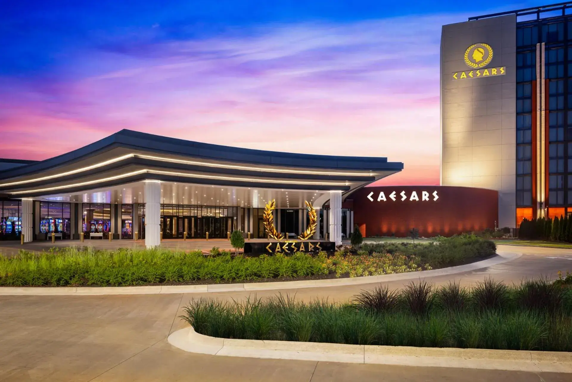 Facade/entrance in Caesars Virginia, A Caesars Destination Facade/entrance in Caesars Virginia, A Caesars Destination