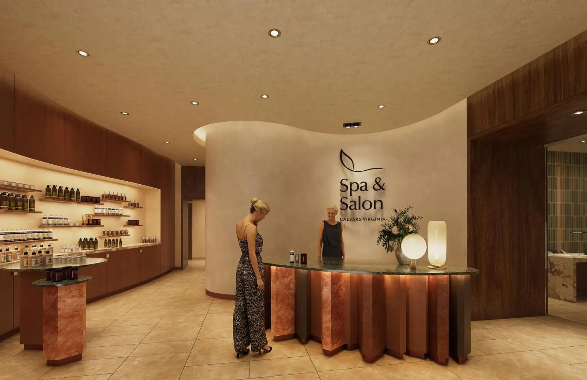 Spa and wellness centre/facilities in Caesars Virginia, A Caesars Destination Spa and wellness centre/facilities in Caesars Virginia, A Caesars Destination