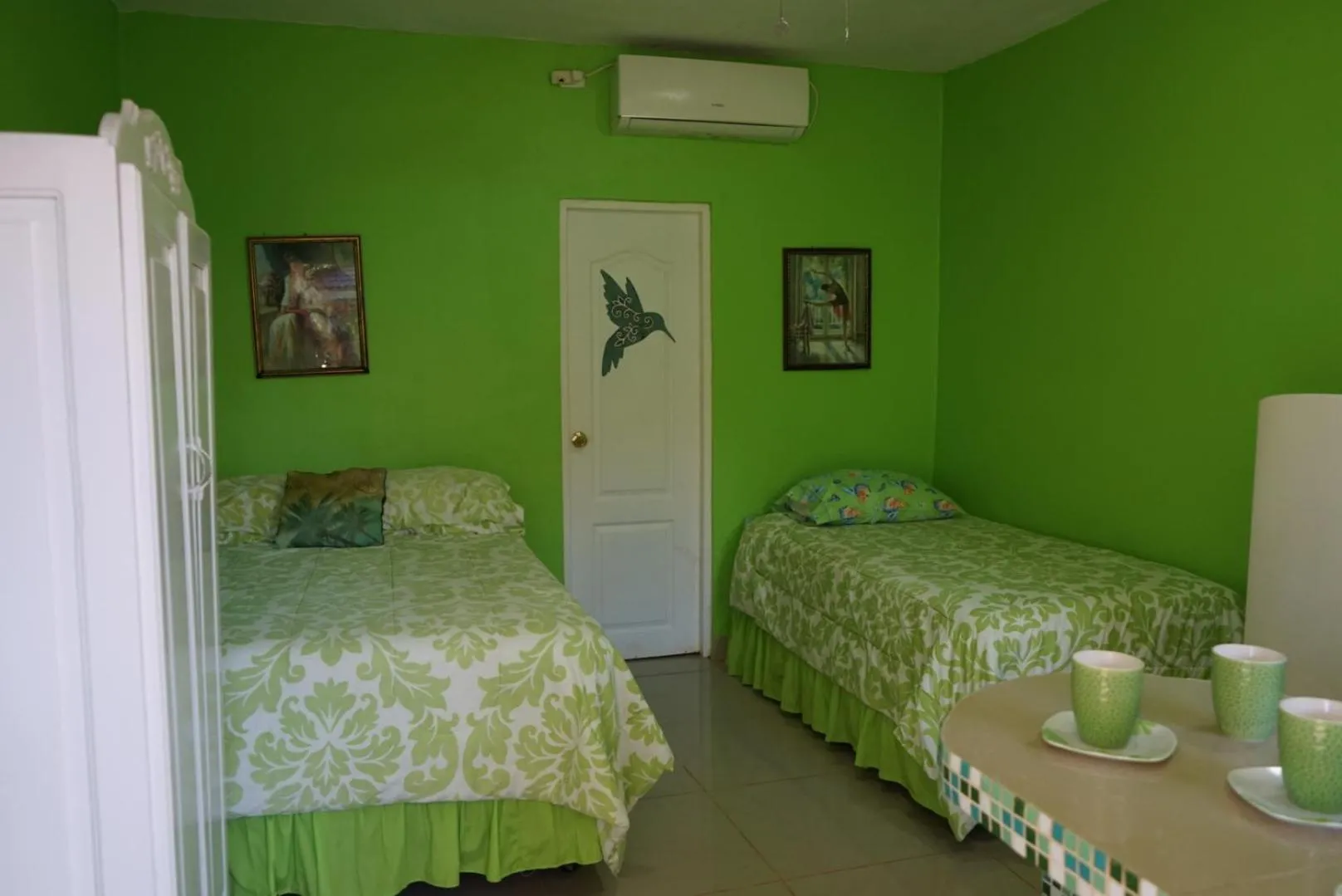 Bed in Cabañas Sherlley