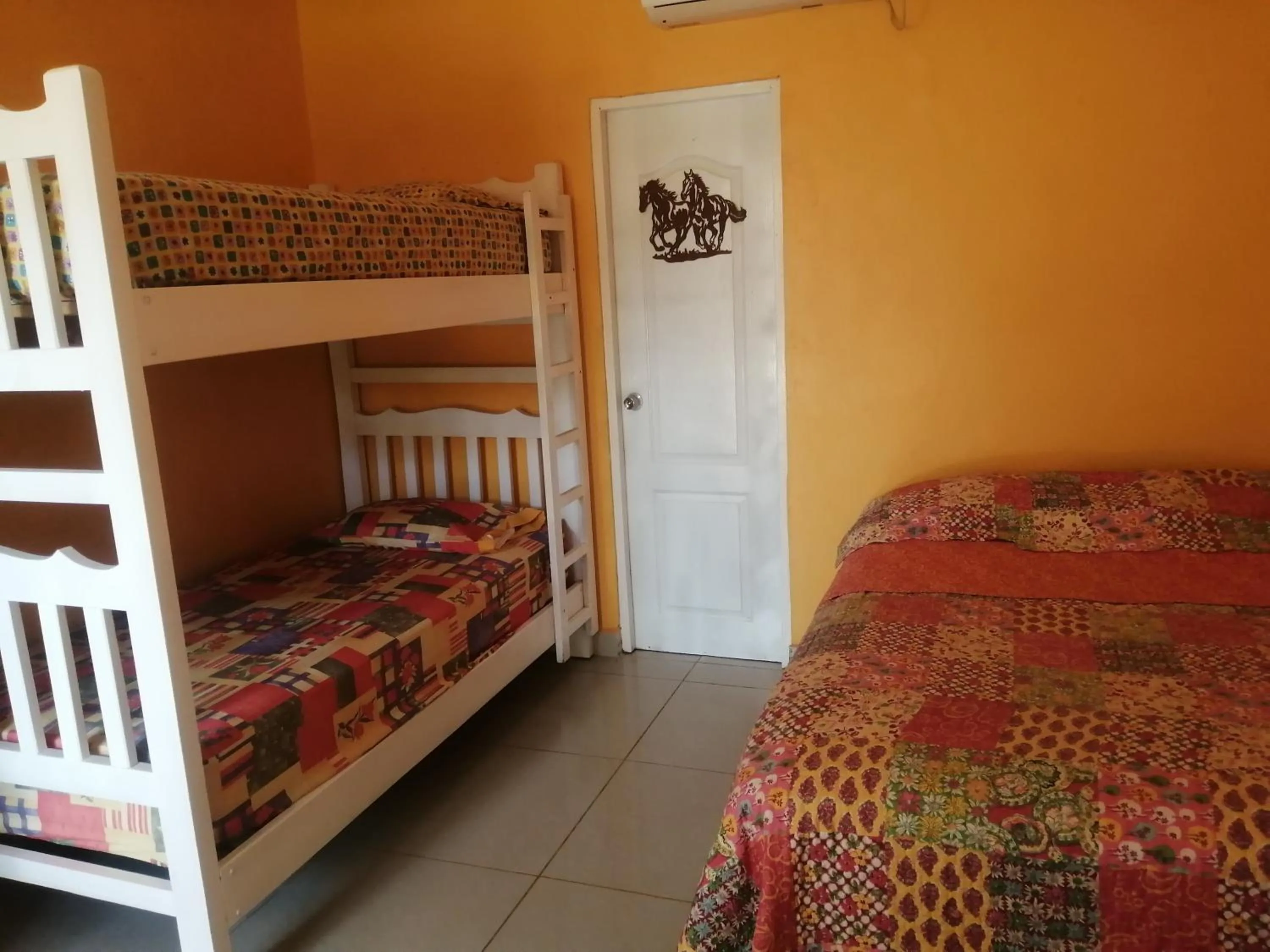 Bed in Cabañas Sherlley