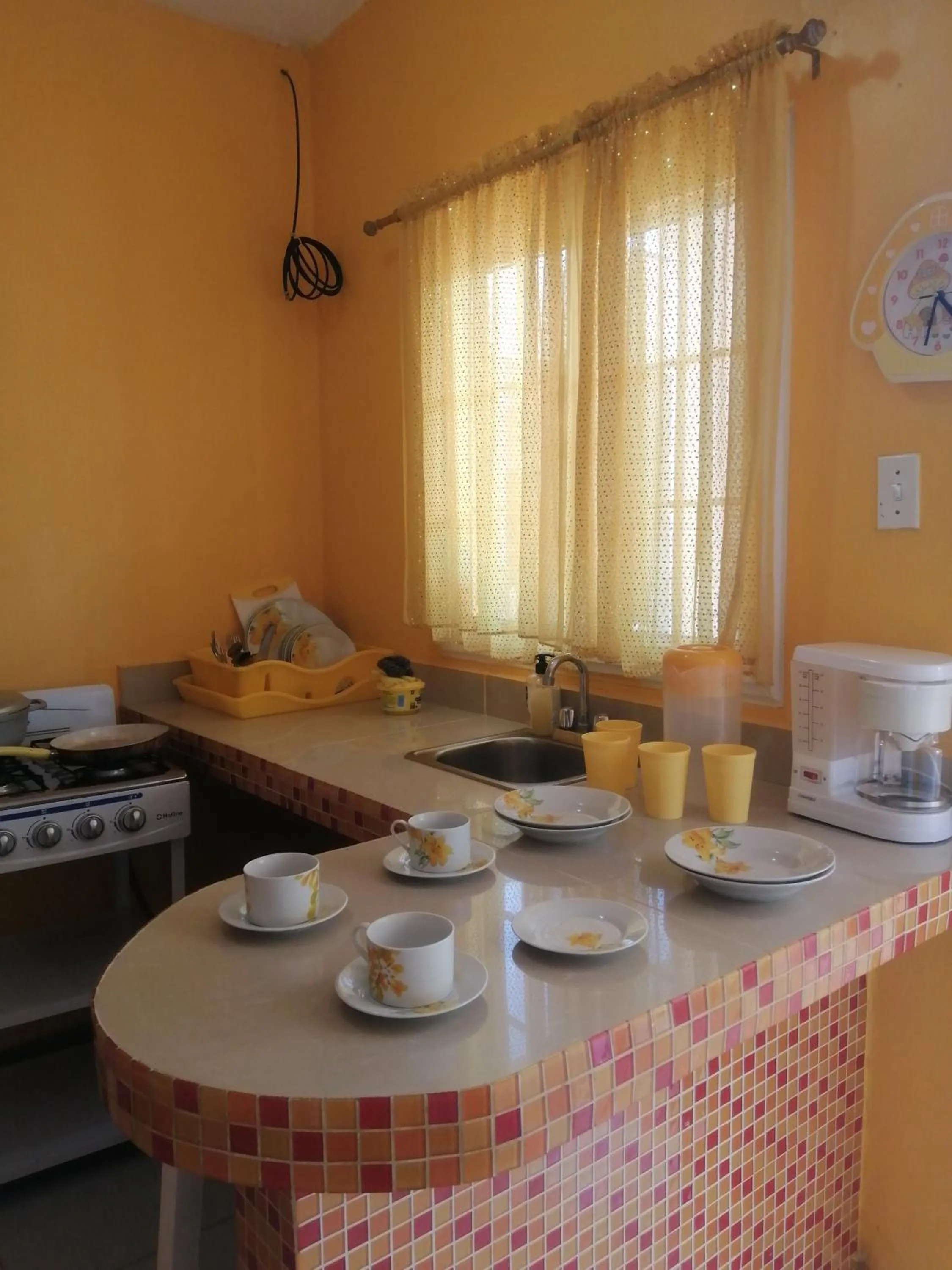 kitchen in Cabañas Sherlley
