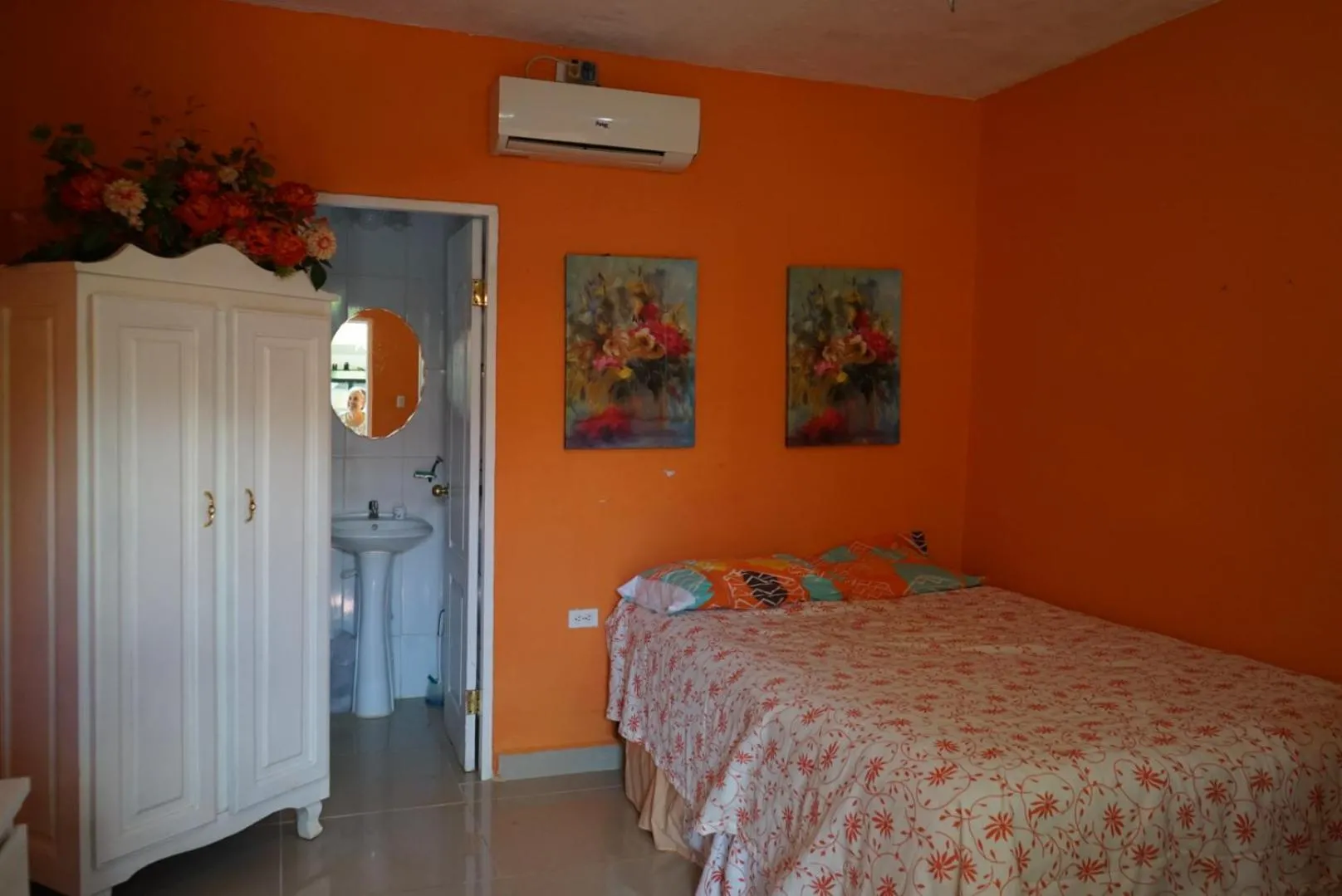 Bed in Cabañas Sherlley
