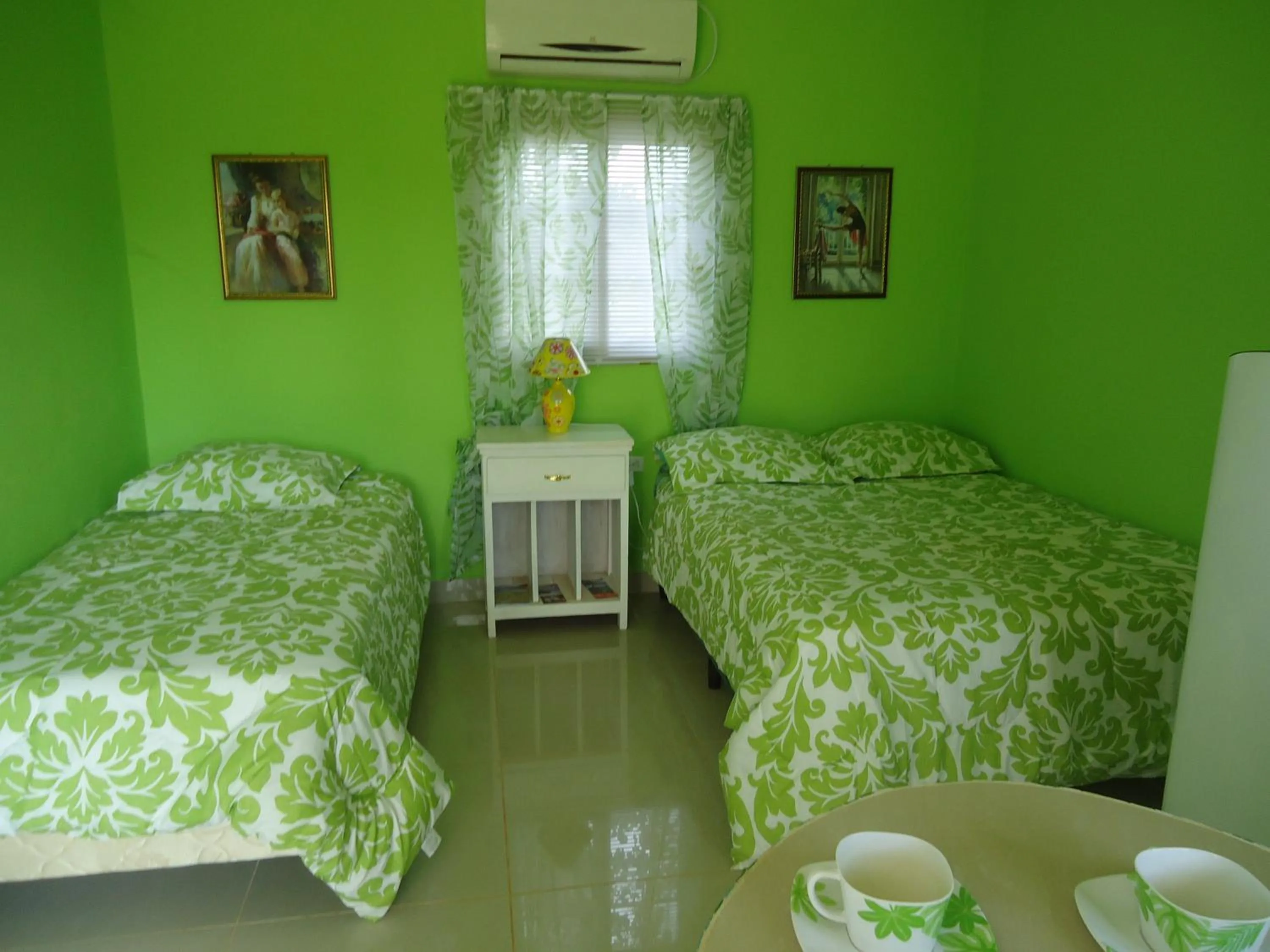 Bed in Cabañas Sherlley