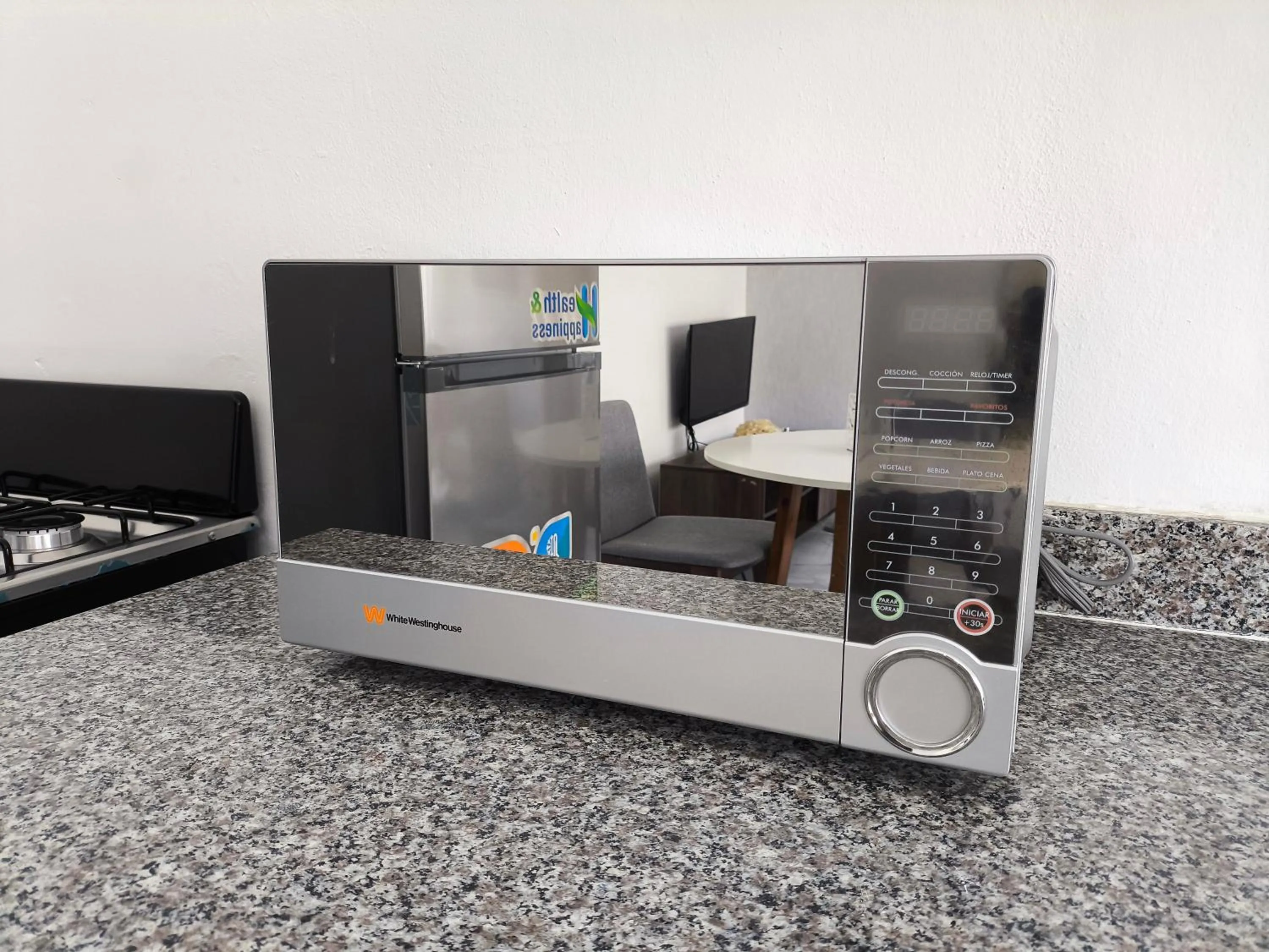 Kitchen or kitchenette in Apartahotel Señorial