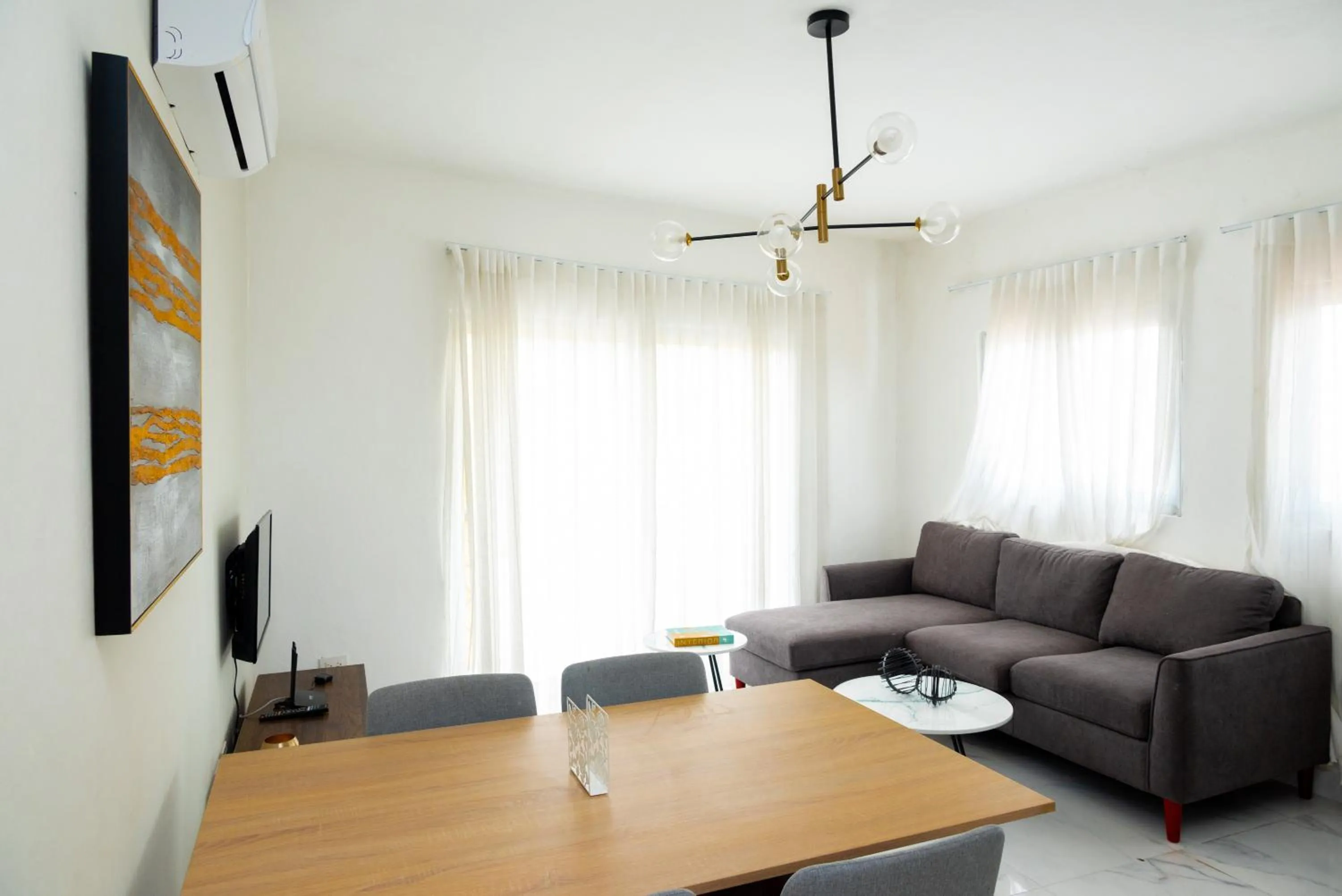 Seating area in Apartahotel Señorial