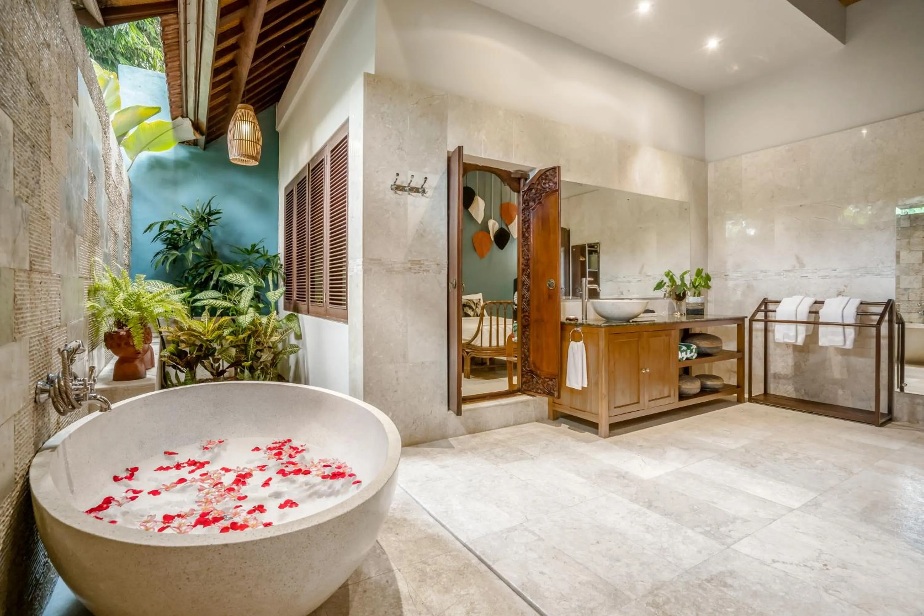 Bathroom in Kano Sari Ubud Villas