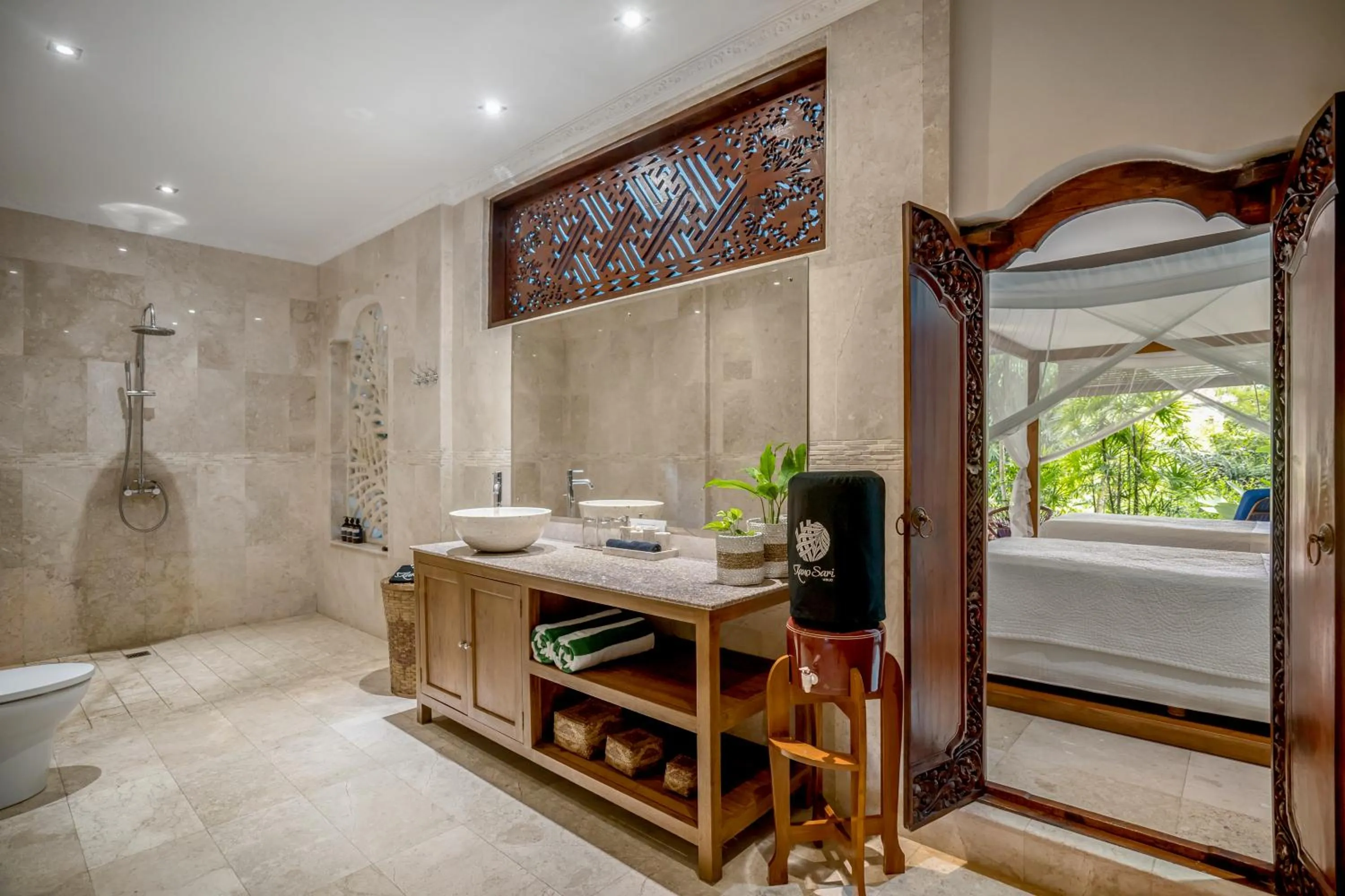 Bedroom in Kano Sari Ubud Villas