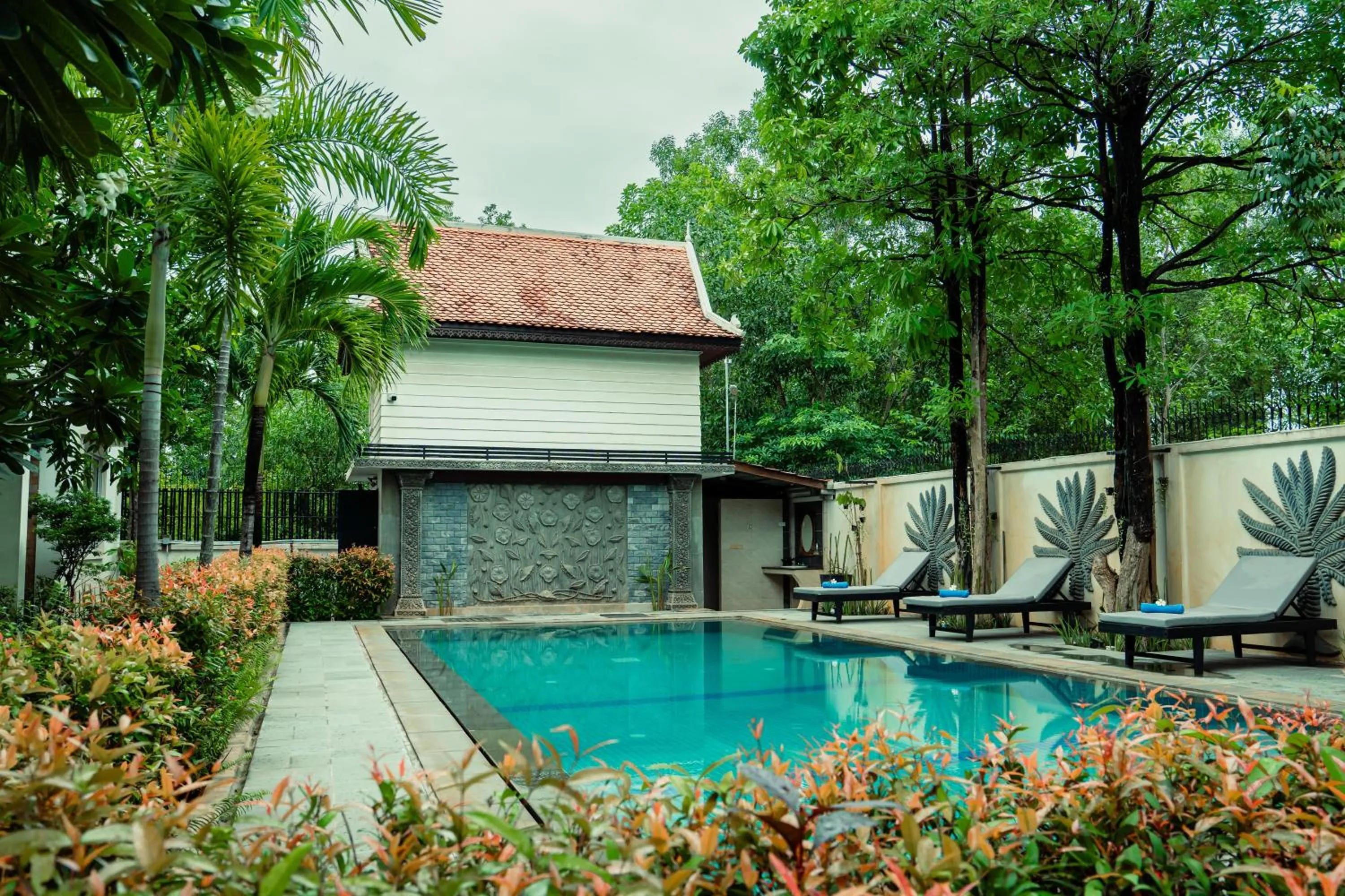 Pool view in Siemreap Green Residence