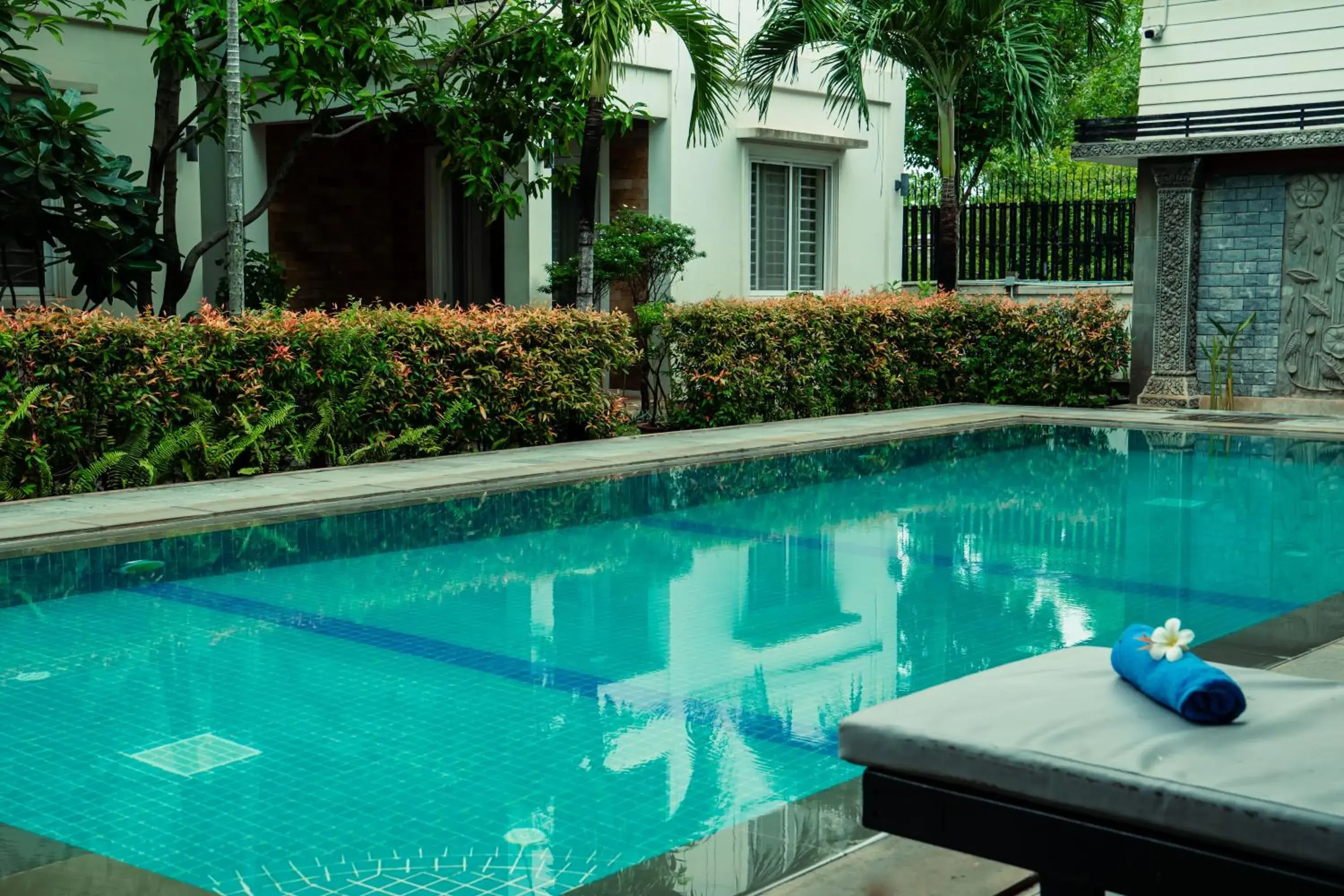 Garden view in Siemreap Green Residence Garden view in Siemreap Green Residence