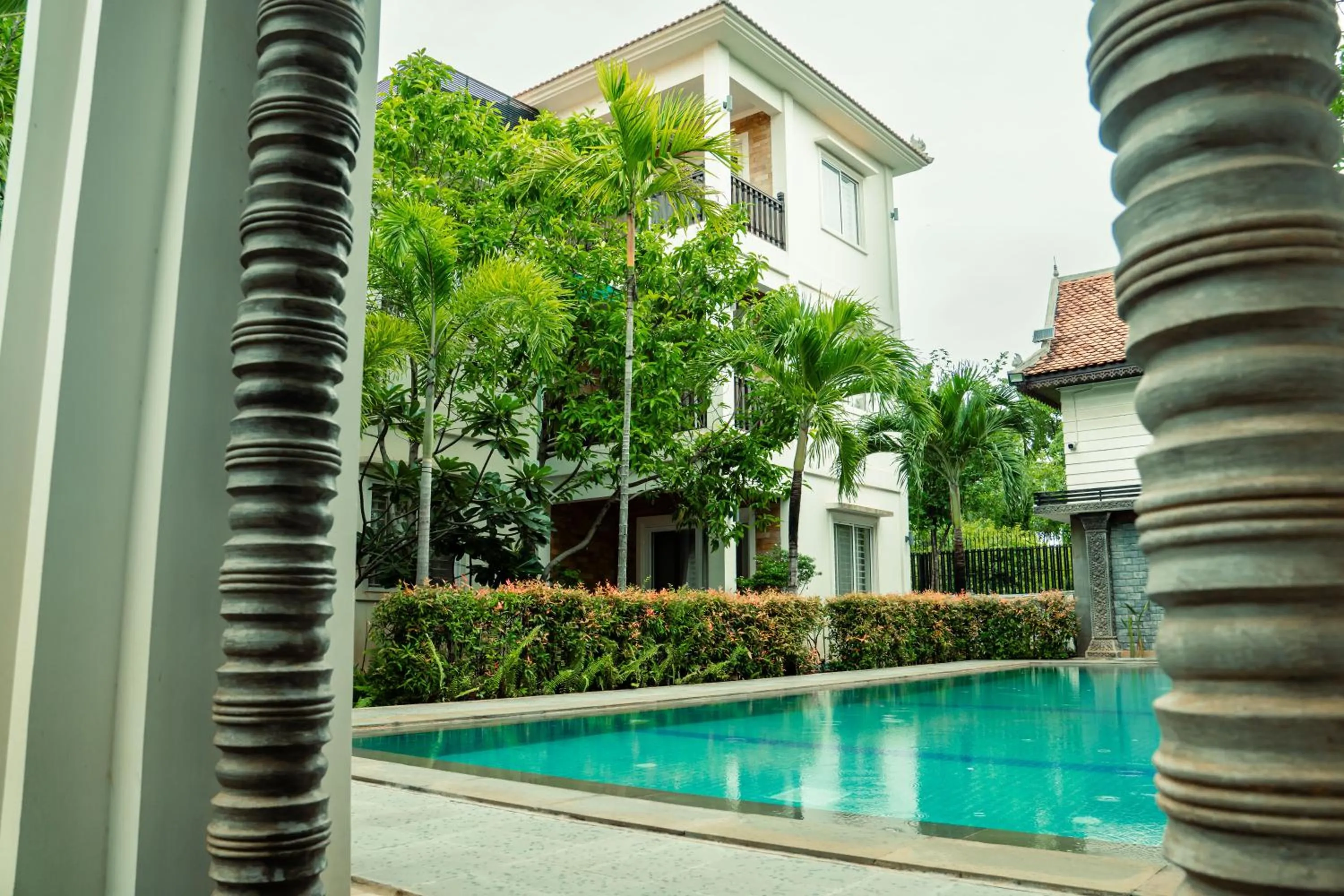 Garden view in Siemreap Green Residence