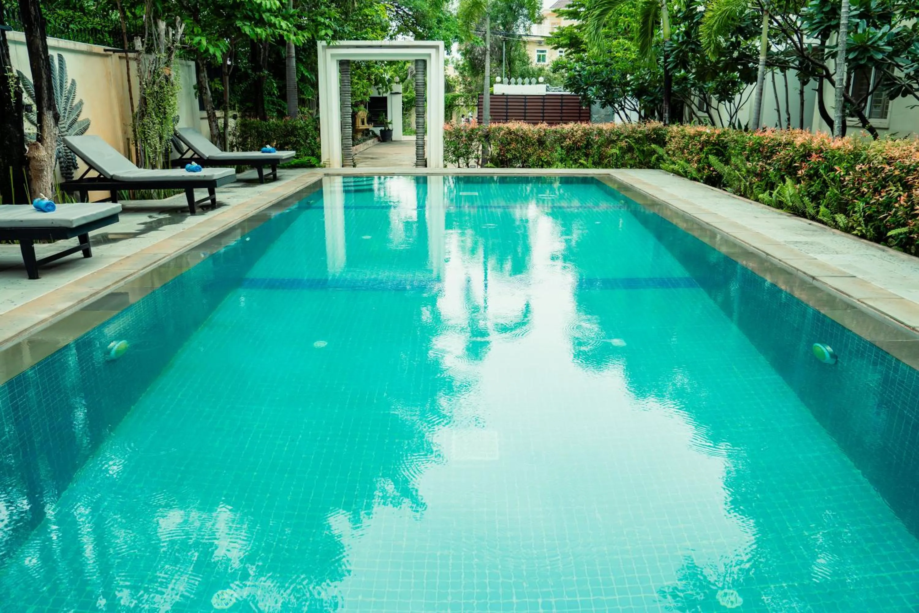 Pool view in Siemreap Green Residence
