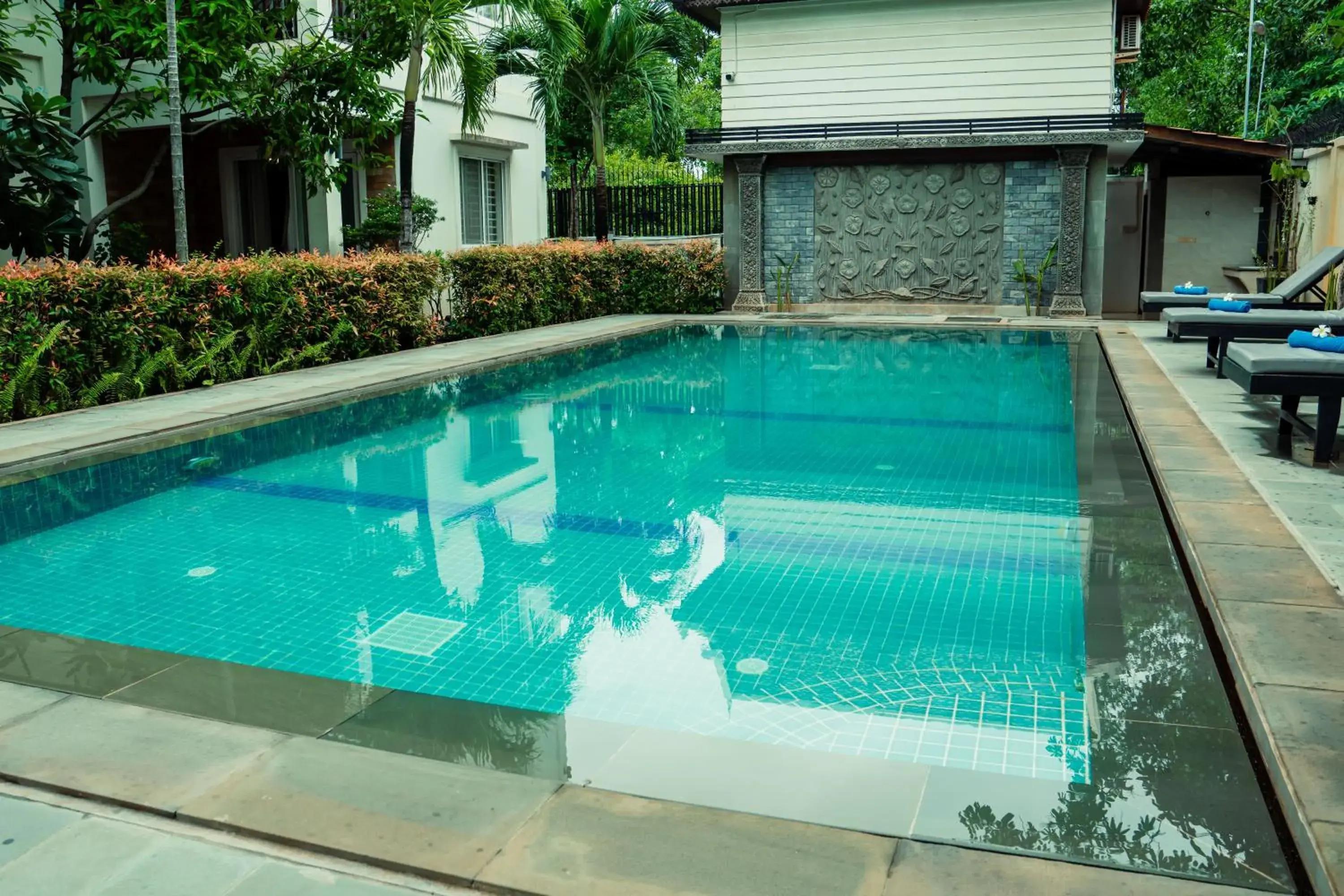 Pool view in Siemreap Green Residence Pool view in Siemreap Green Residence