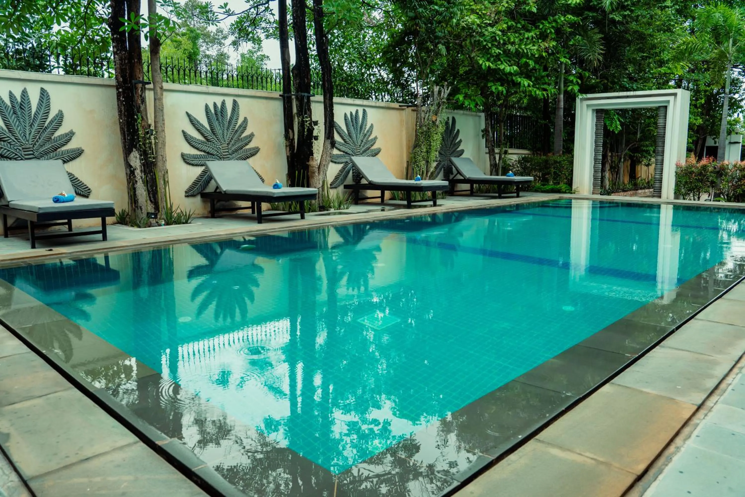 Pool view in Siemreap Green Residence