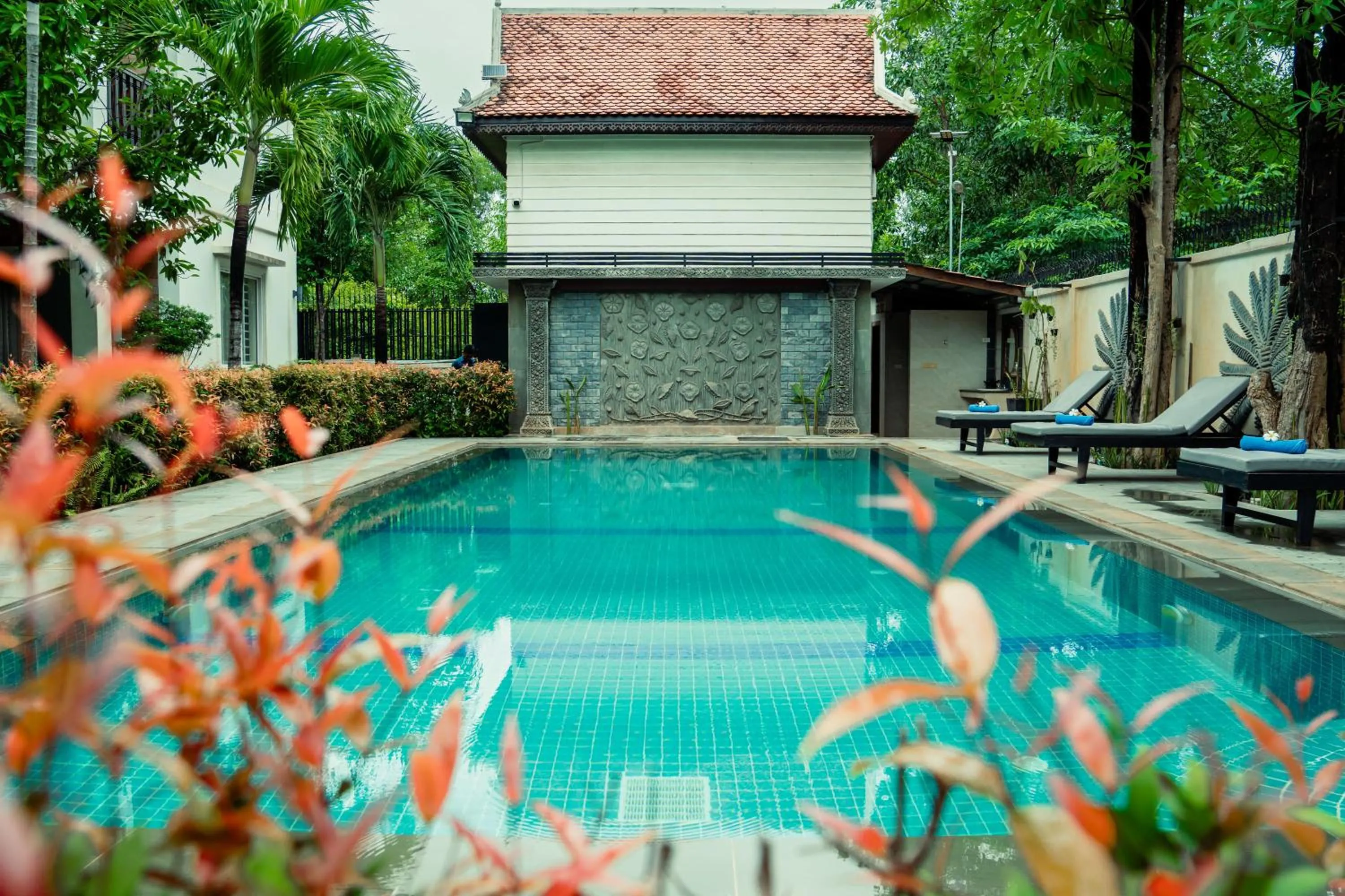 Garden view in Siemreap Green Residence