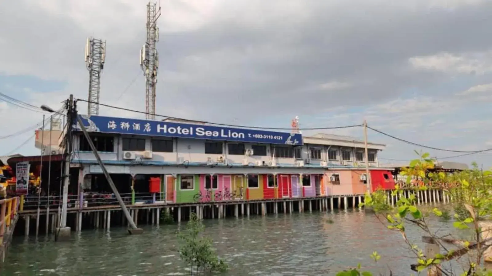 Property building in Sea Lion Hotel Pulau Ketam Property building in Sea Lion Hotel Pulau Ketam