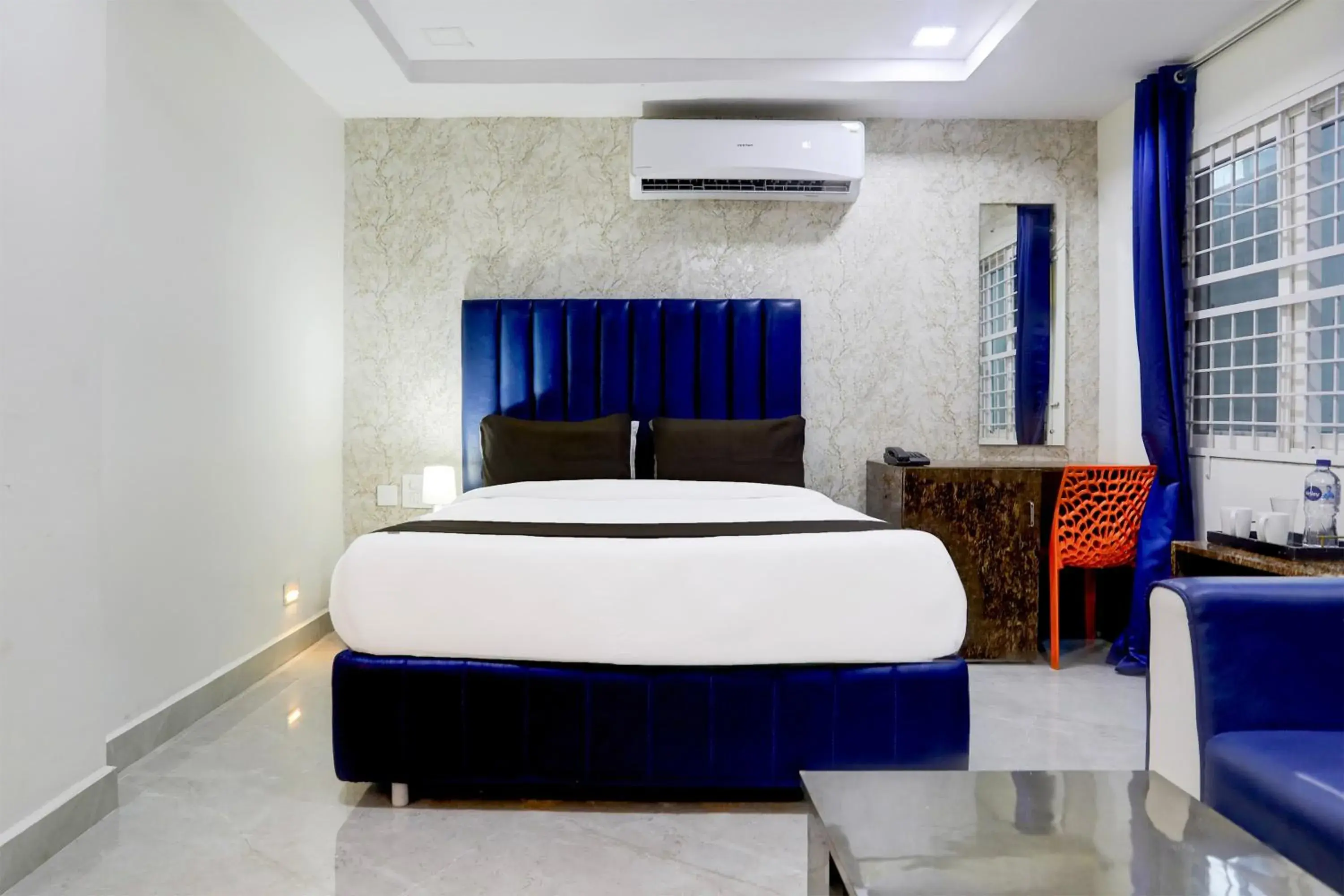 Bedroom, Bed in Super Townhouse Khammam Formerly Bluemoon Bedroom, Bed in Super Townhouse Khammam Formerly Bluemoon