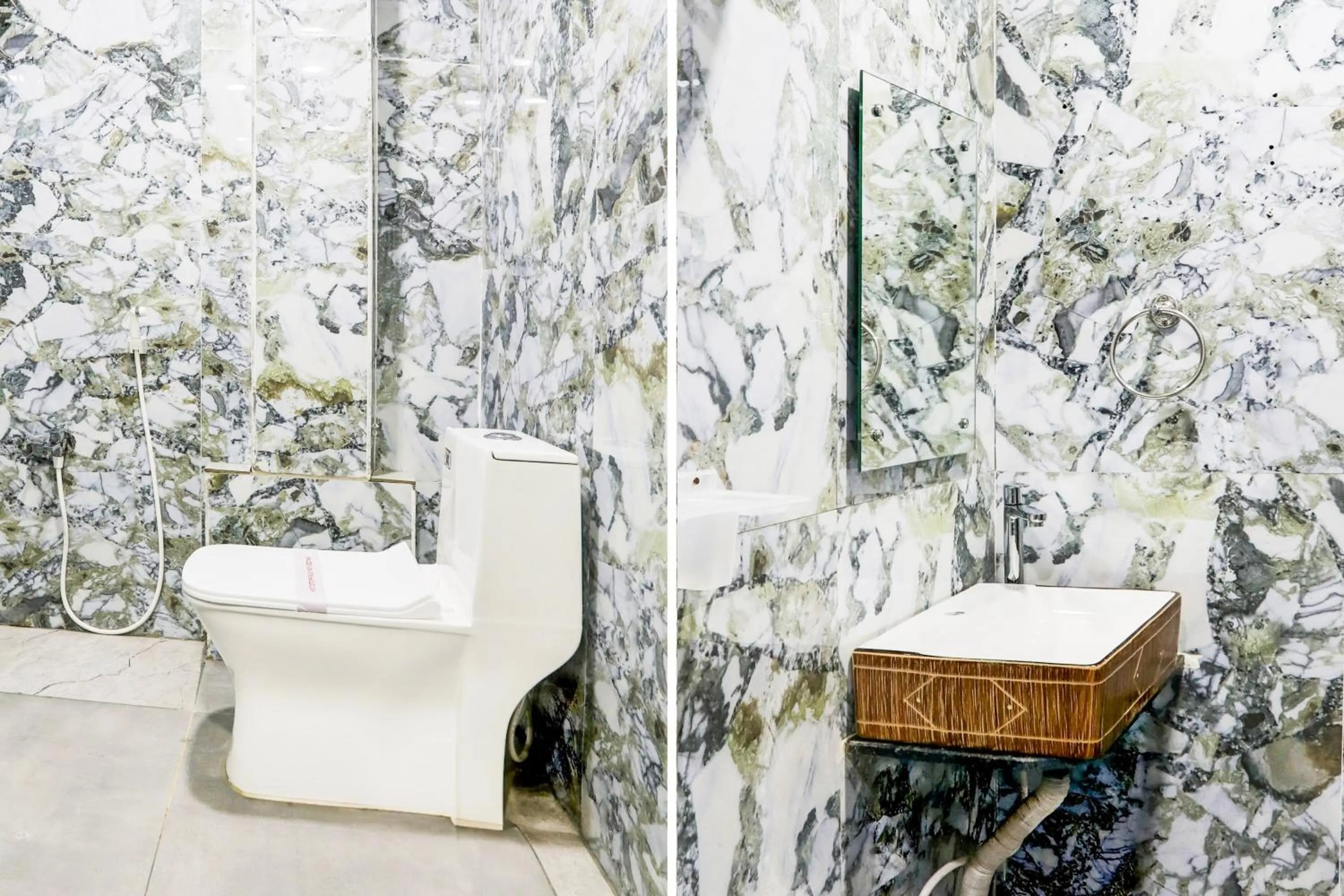 Bathroom in Super Townhouse Khammam Formerly Bluemoon