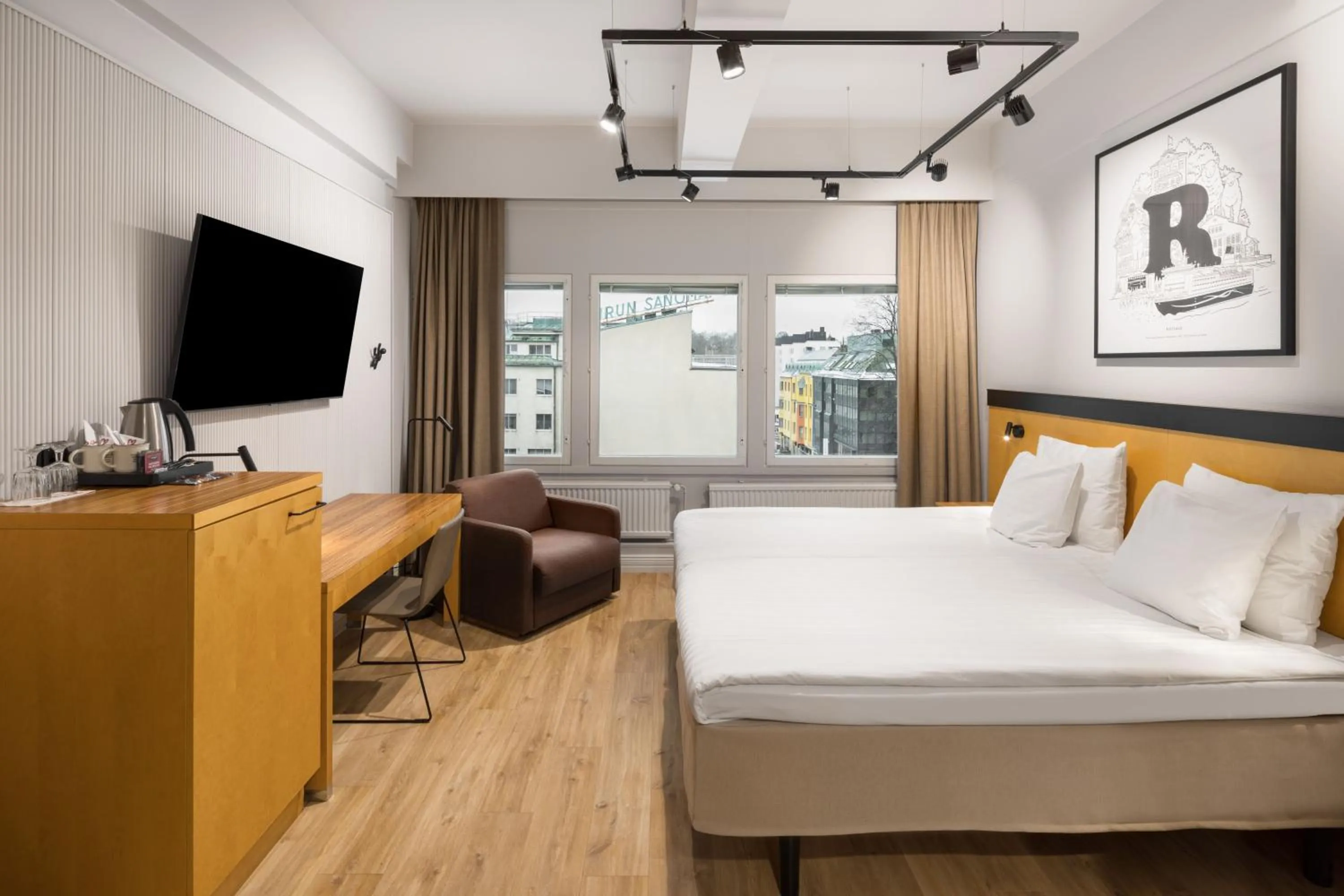 Bed in Original Sokos Hotel Wiklund