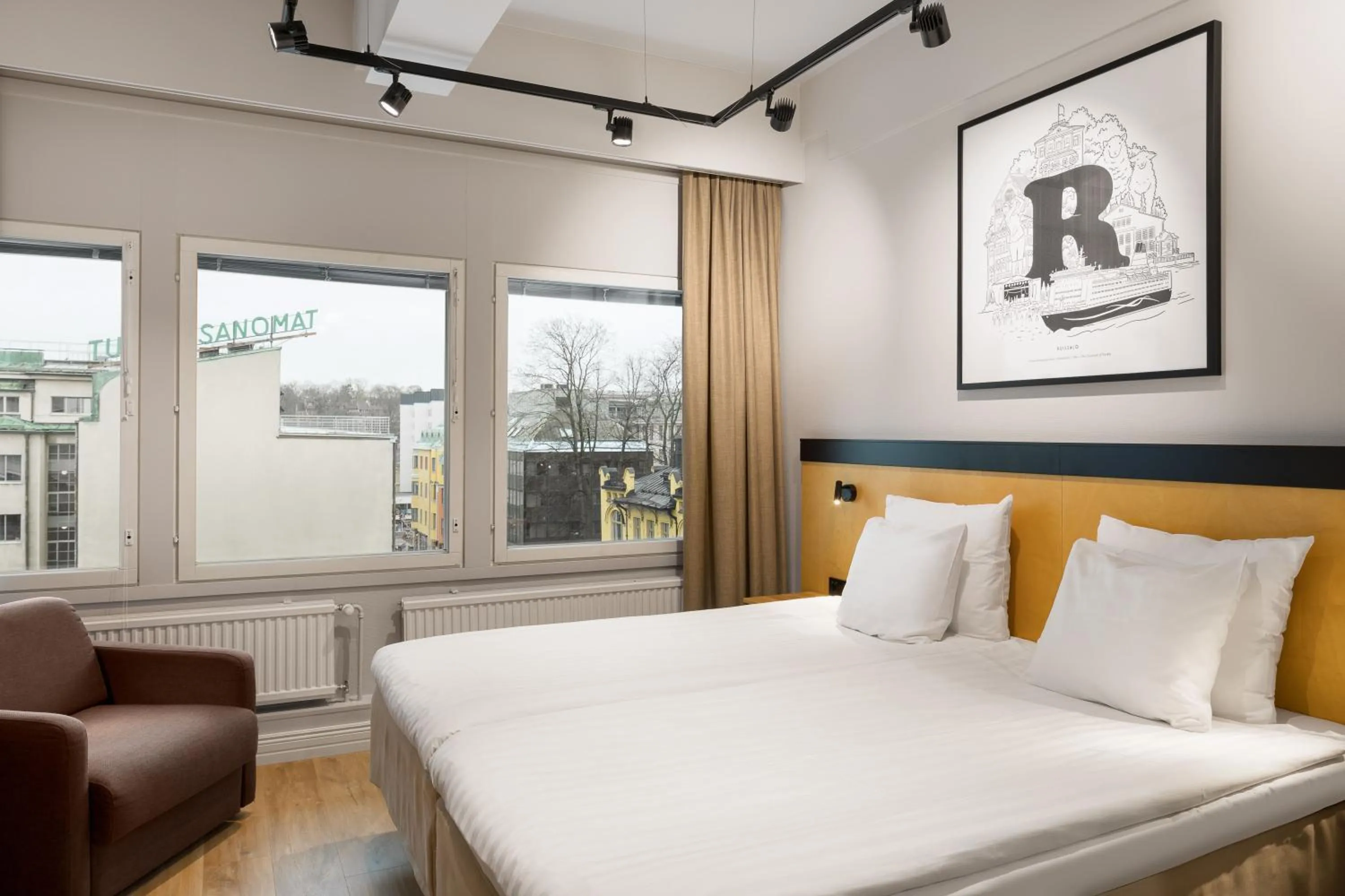 Bed in Original Sokos Hotel Wiklund