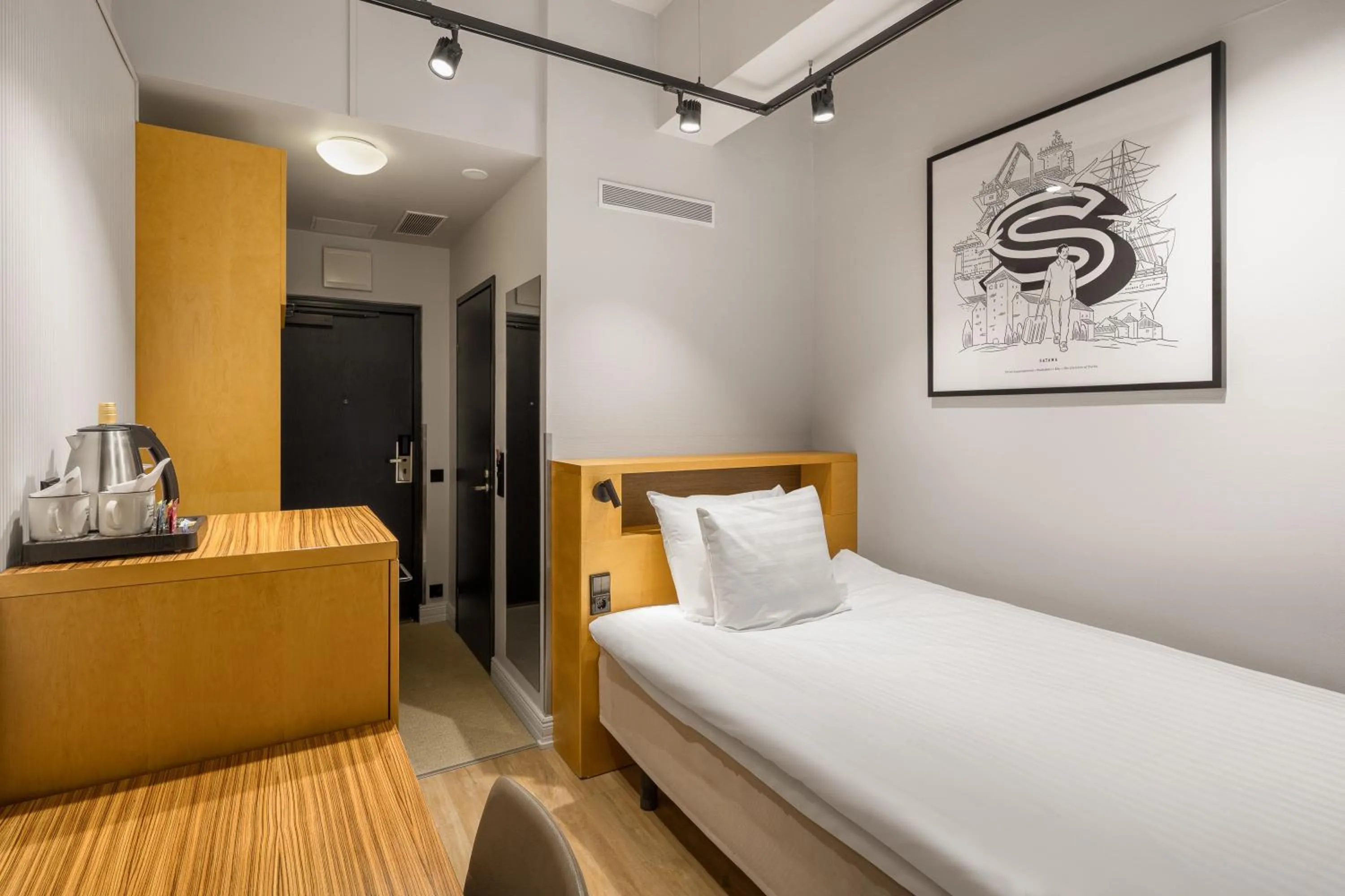 Bed in Original Sokos Hotel Wiklund