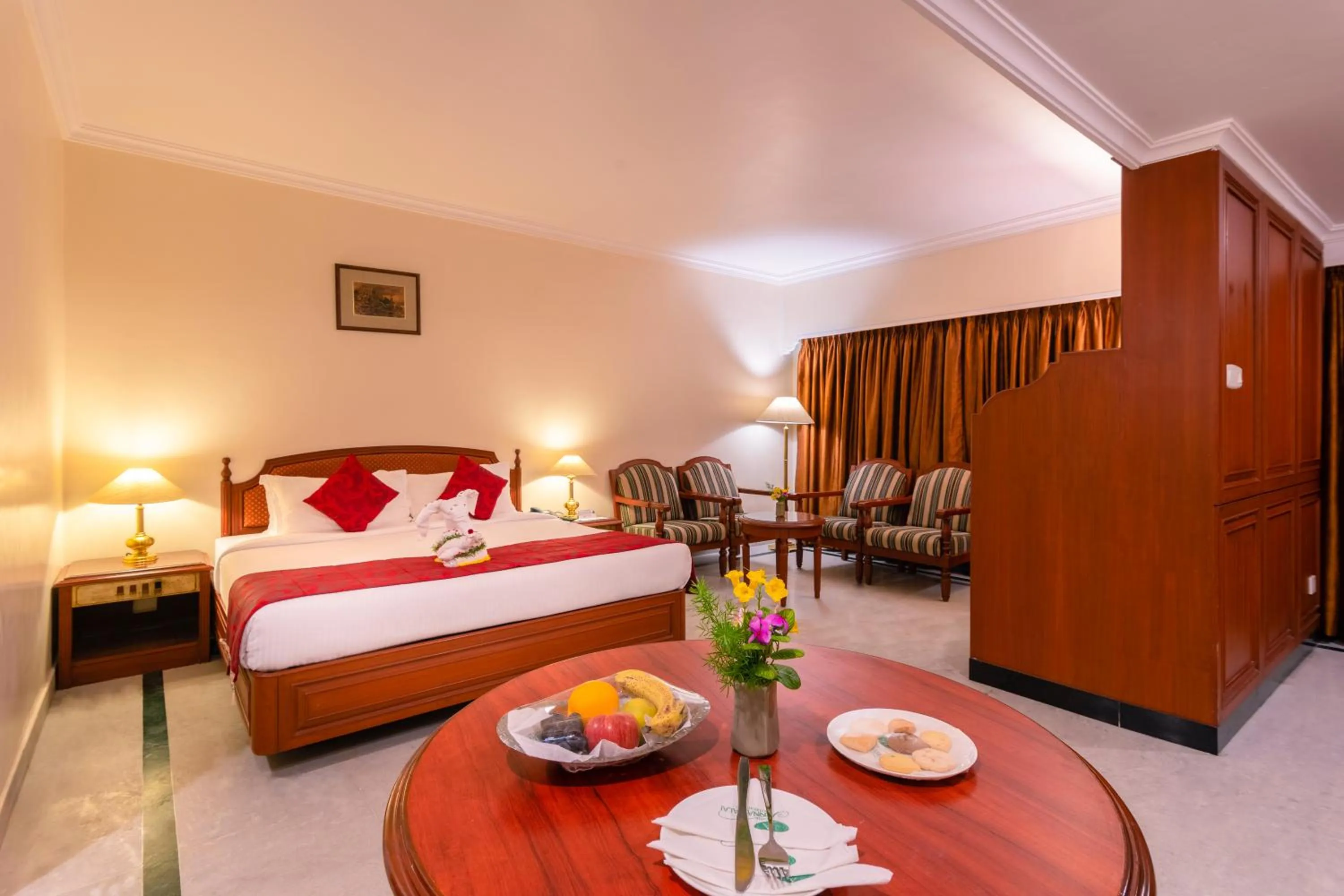 Photo of the whole room, Bed in Hotel Annamalai International