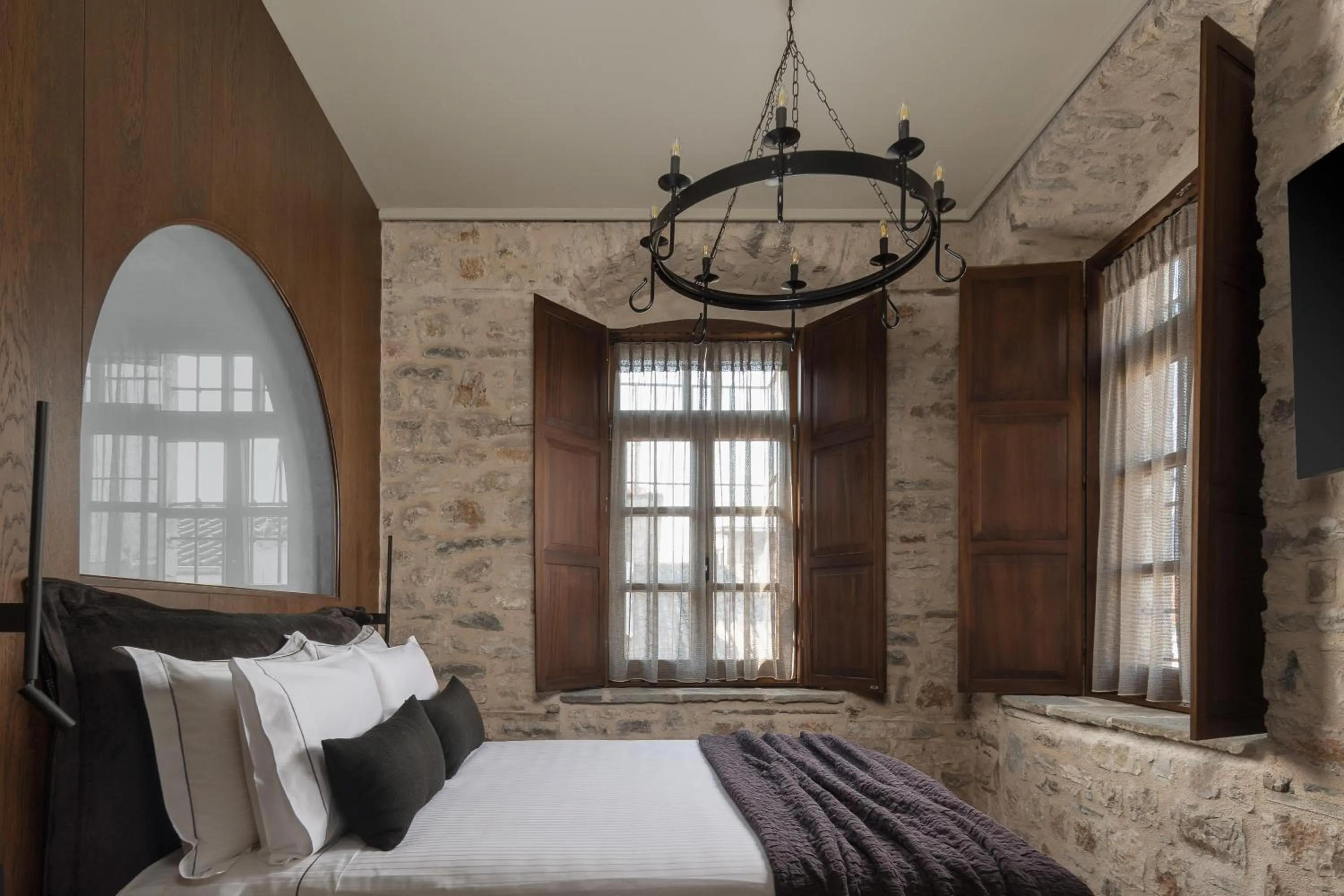 Bed in Stoes Boutique Hotel